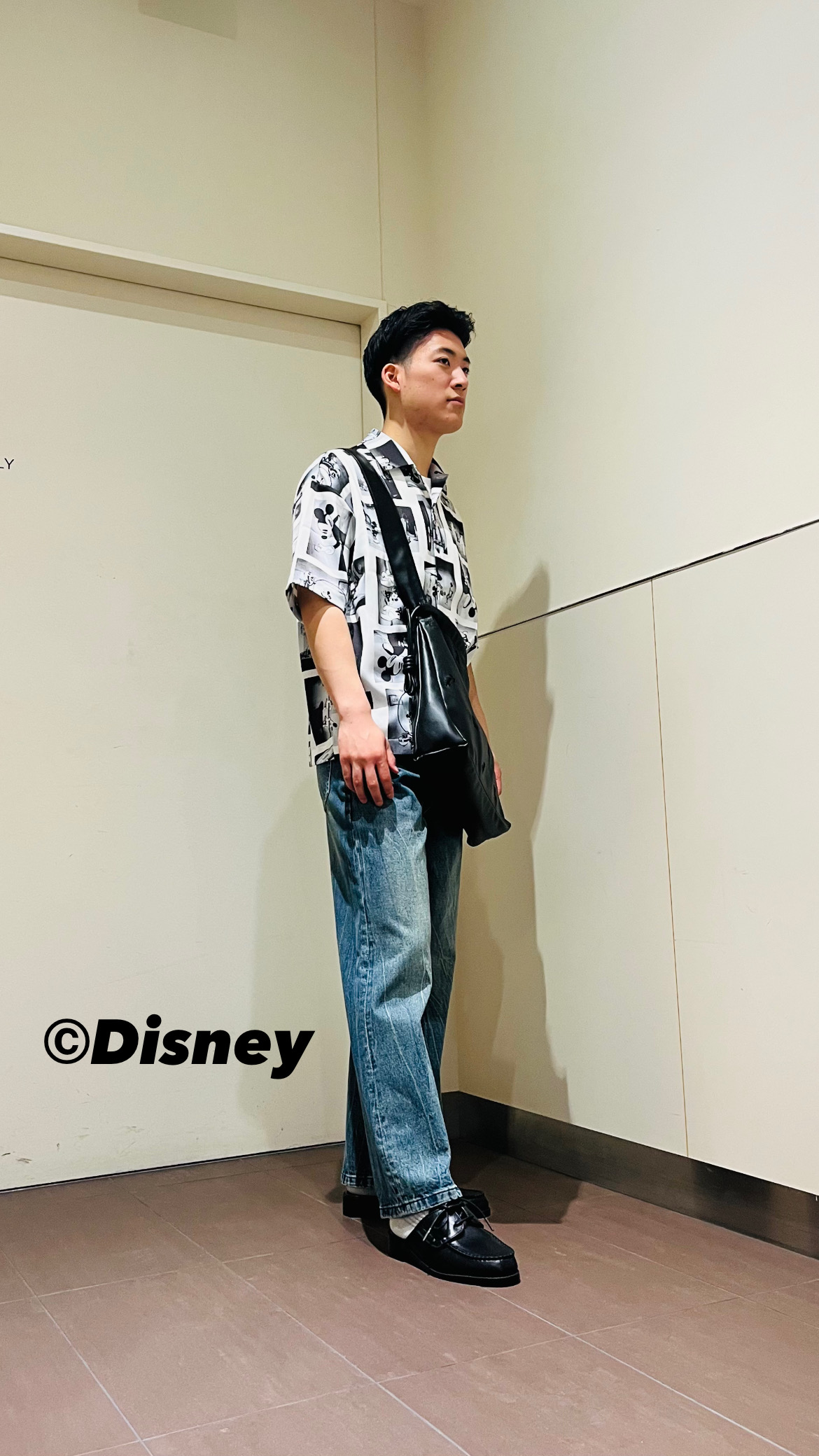 RITSUKIさんの「tk.TAKEO KIKUCHI｜Disney capsule collection 総柄シャツ」を使ったコーディネート