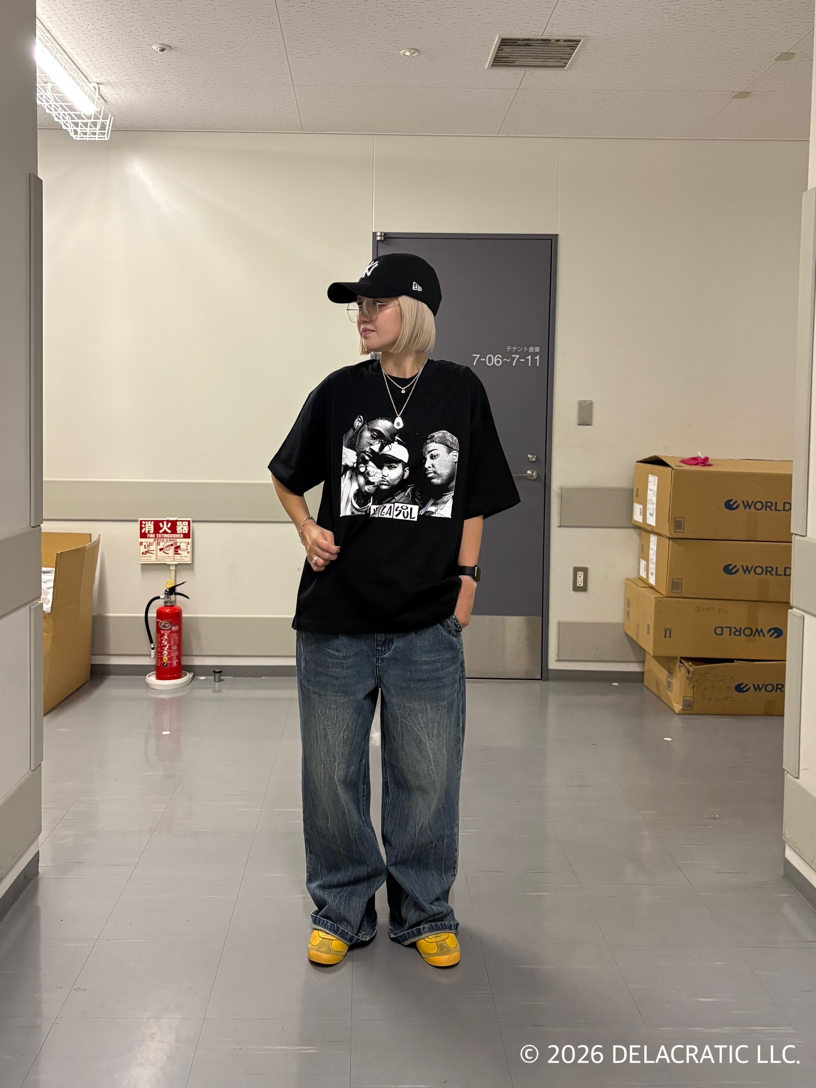 HAMAMIYUさんの「tk.TAKEO KIKUCHI｜ワイドストレートレッグデニム」を使ったコーディネート