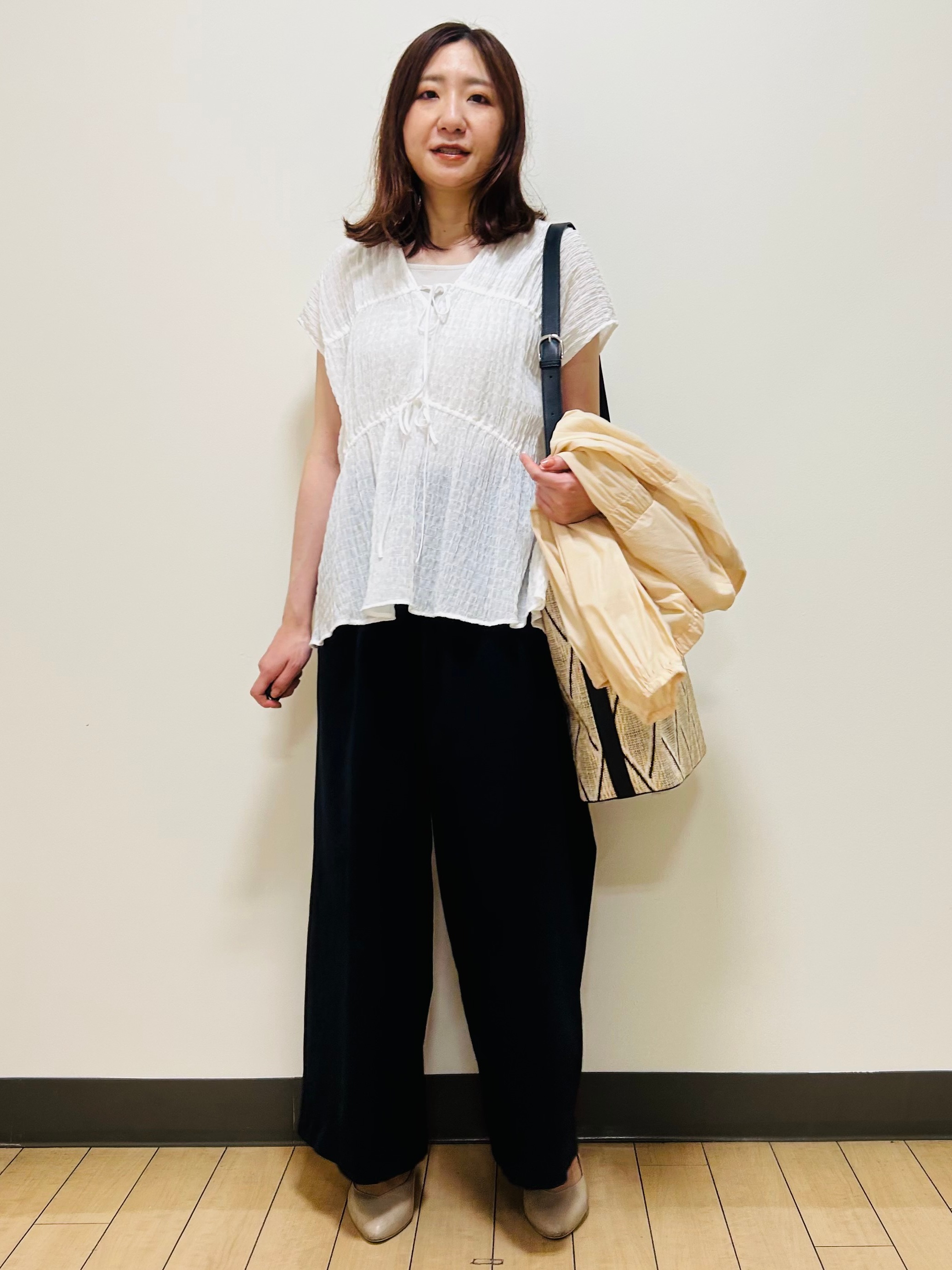 miiiさんの「Reflect｜フロントファスナーシアーブルゾン」を使ったコーディネート