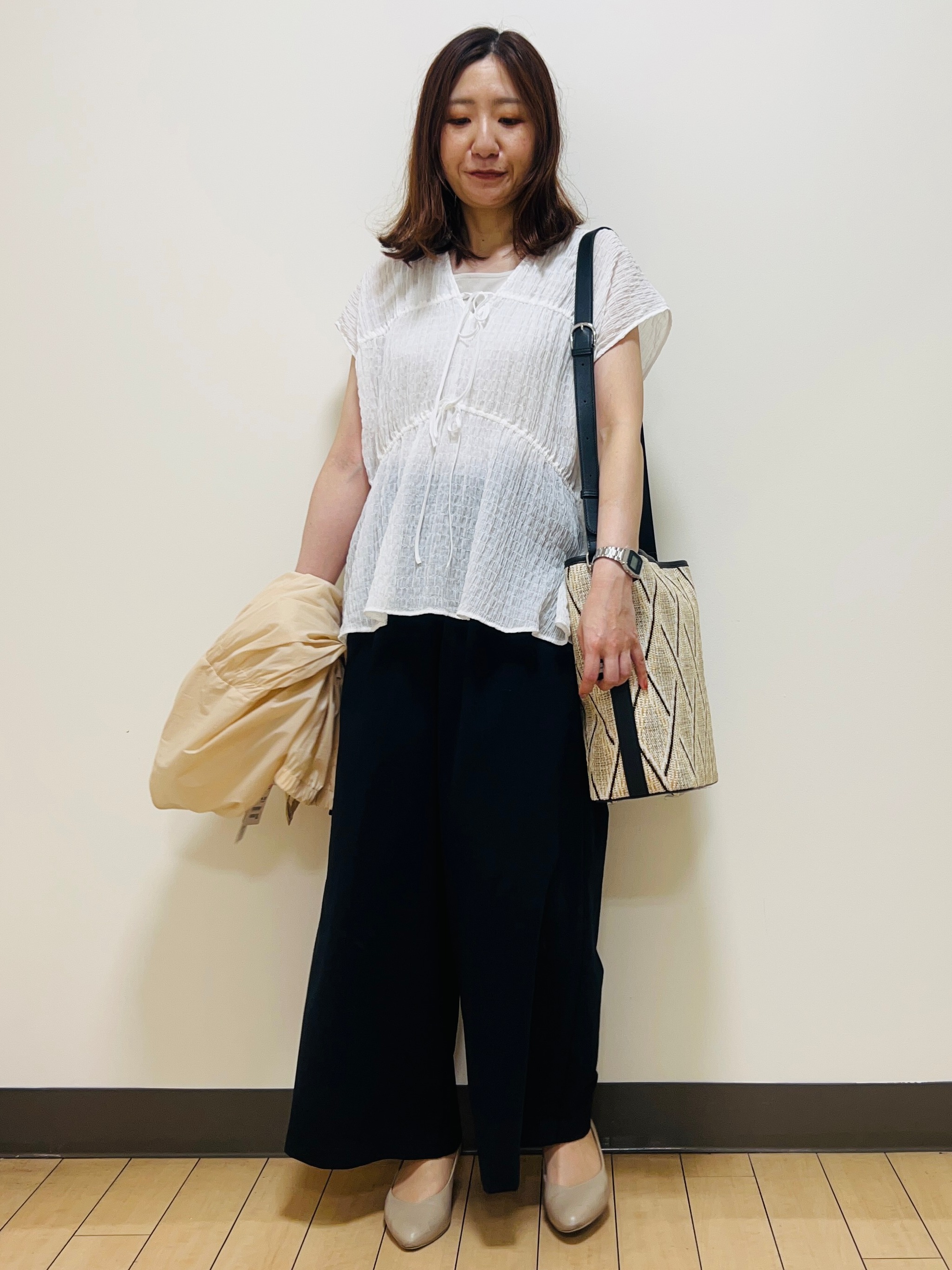 miiiさんの「Reflect｜フロントファスナーシアーブルゾン」を使ったコーディネート