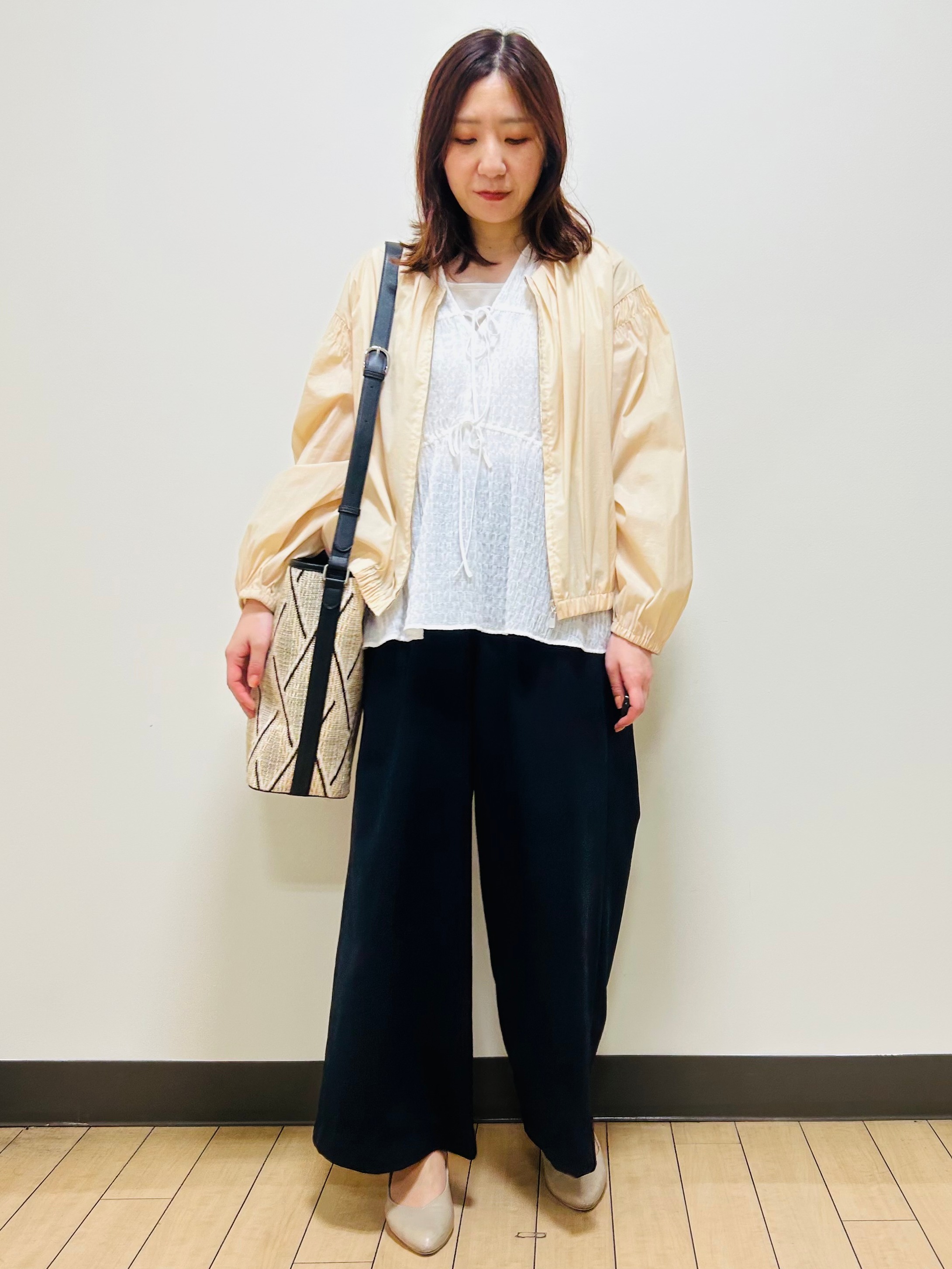 miiiさんの「Reflect｜フロントファスナーシアーブルゾン」を使ったコーディネート
