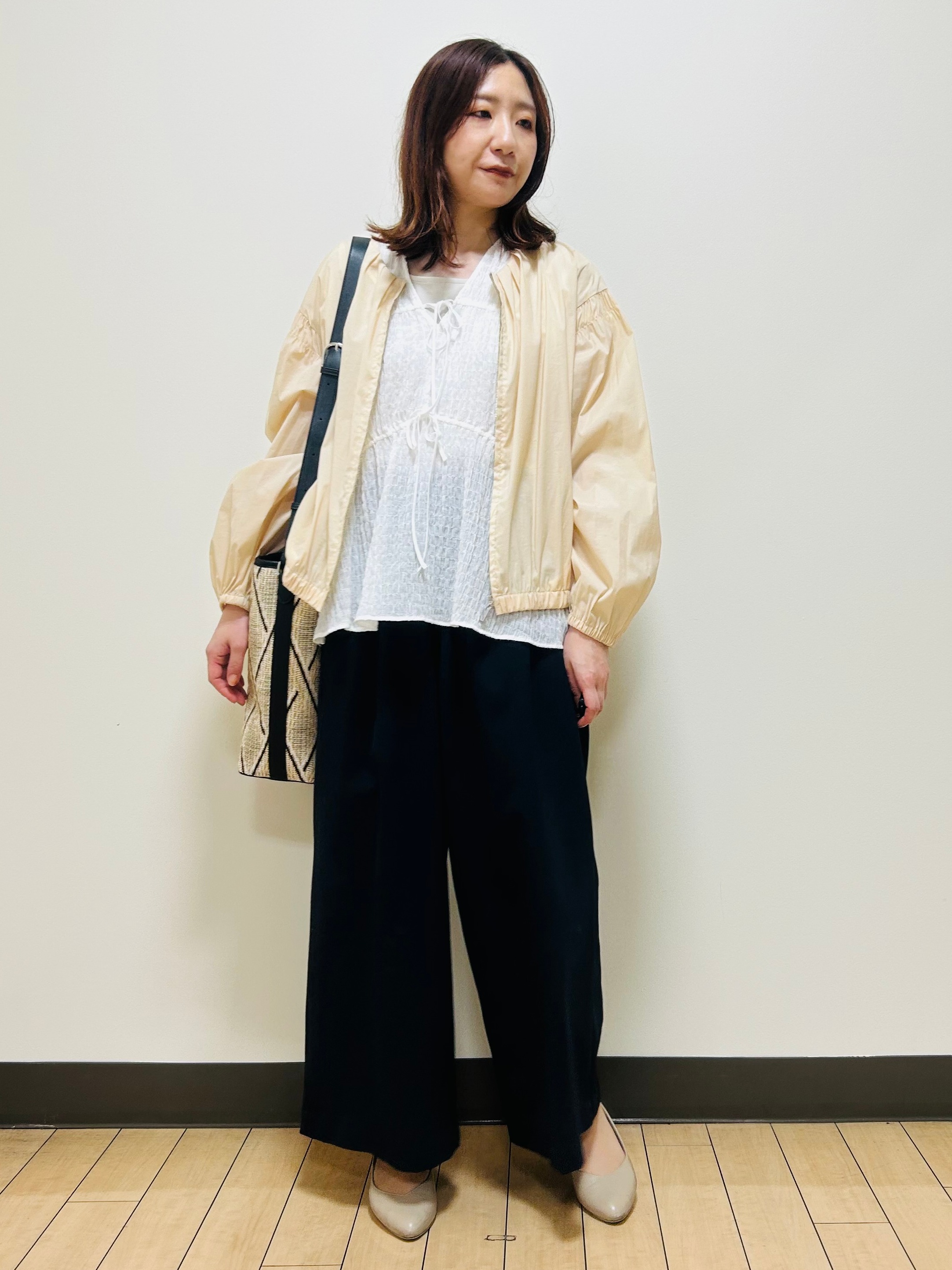 miiiさんの「Reflect｜フロントファスナーシアーブルゾン」を使ったコーディネート