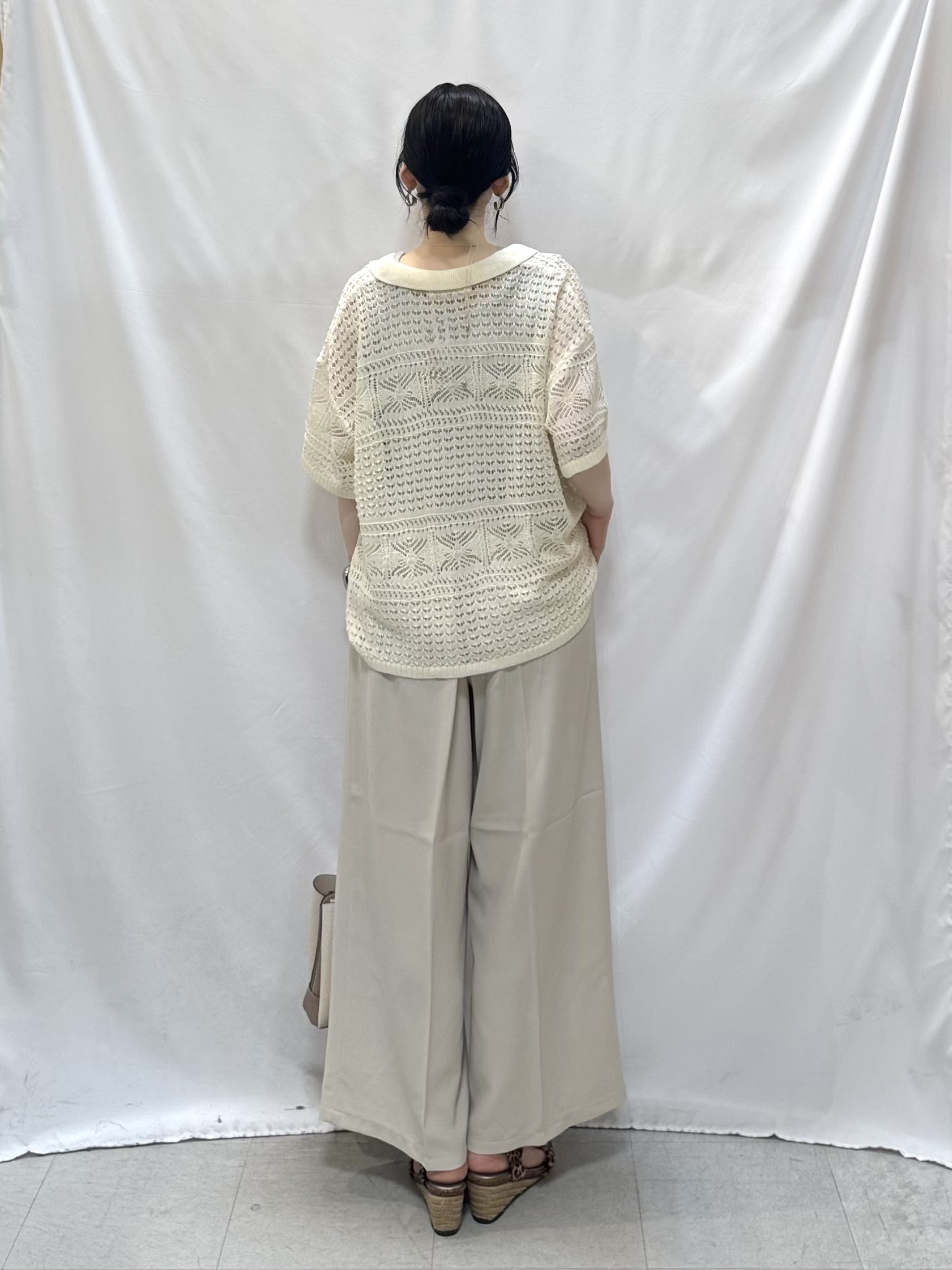 𝐇𝐢𝐫𝐨𝐦𝐢さんの「SHOO･LA･RUE｜レースニットカーディガン」を使ったコーディネート
