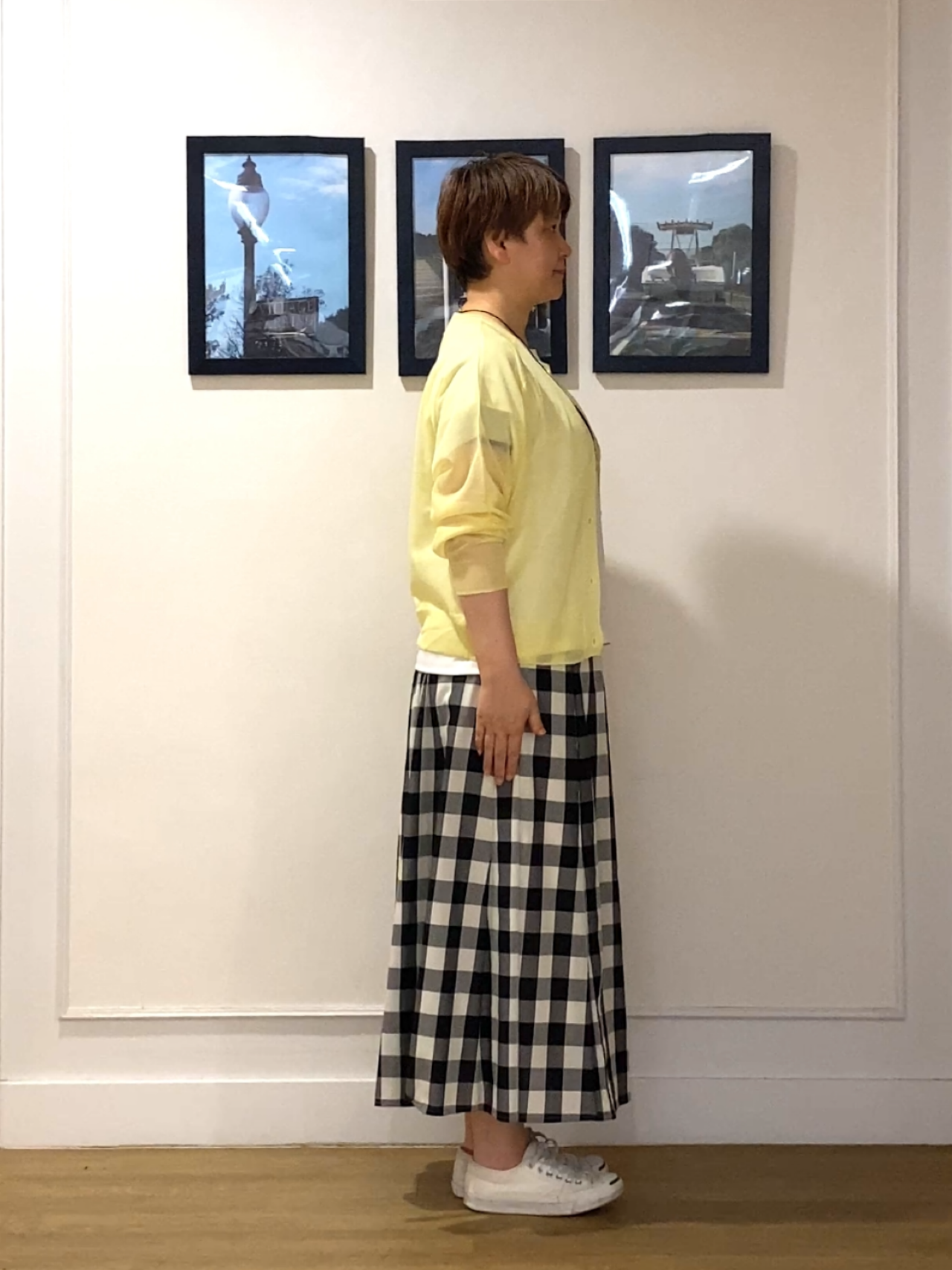 Hiroさんの「Dessin｜お守りカーディガン -ウォッシャブル-」を使ったコーディネート