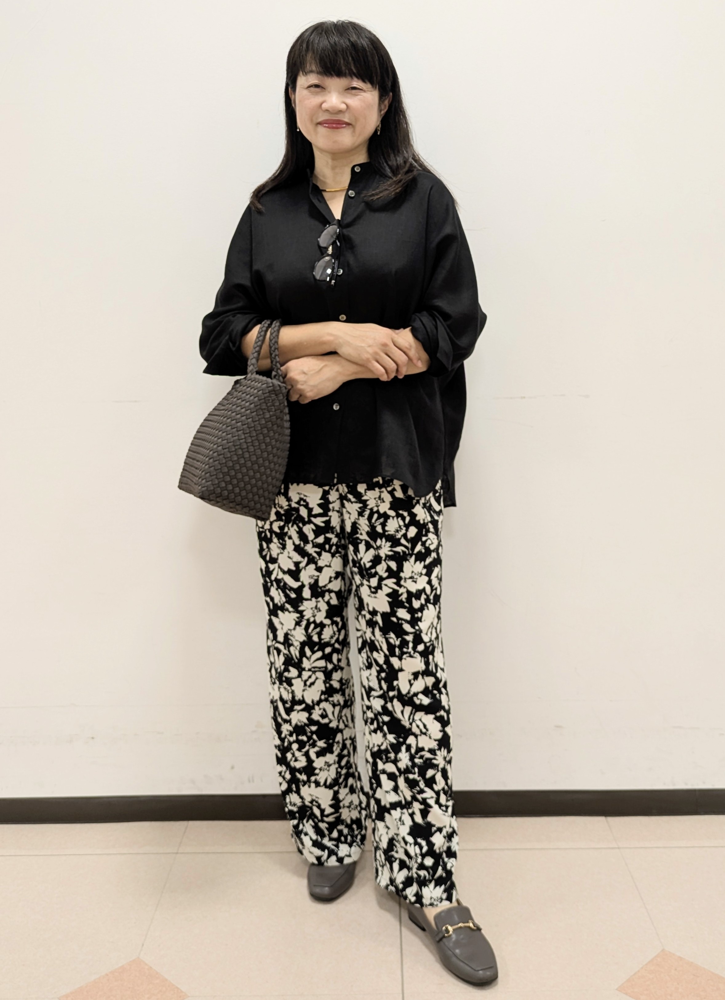 ともさんの「UNTITLED｜【麻100】リネンドルマンシャツ」を使ったコーディネート