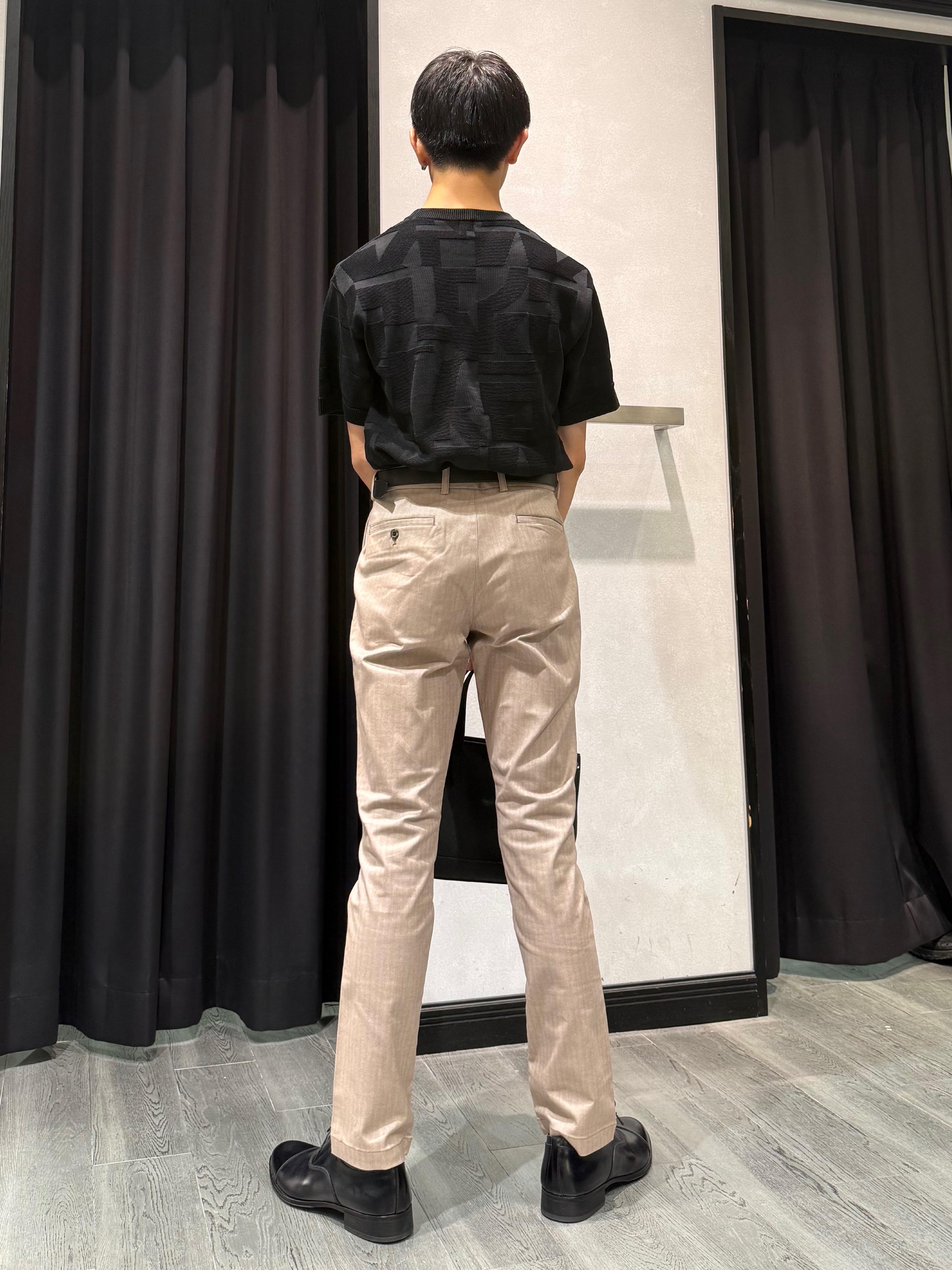 uekuboさんの「TAKEO KIKUCHI｜【徳島ニット】ニットＴシャツ」を使ったコーディネート
