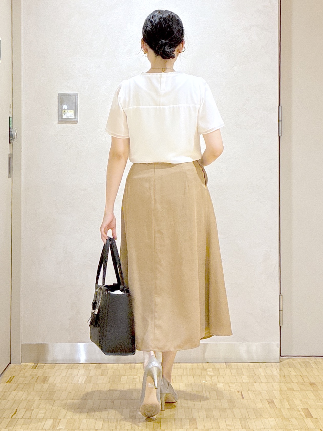  beni_gingerさんの「Reflect｜【S-4Lサイズ/UVカット／接触冷感】シフォンジャージブラウス」を使ったコーディネート