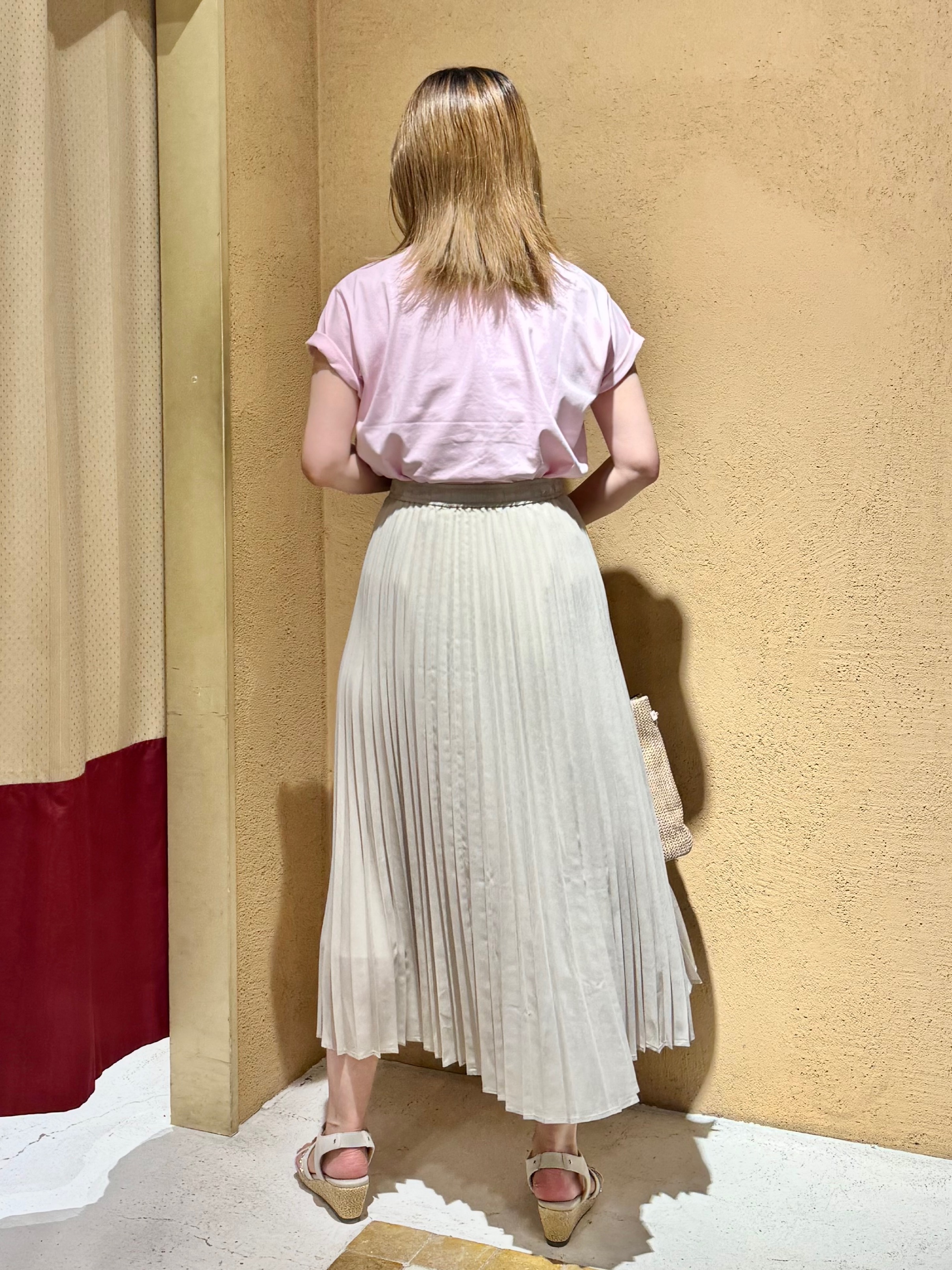 さち。さんの「grove｜【遮熱／吸水速乾／接触冷感／UVカット】ベーシックロゴTシャツ」を使ったコーディネート