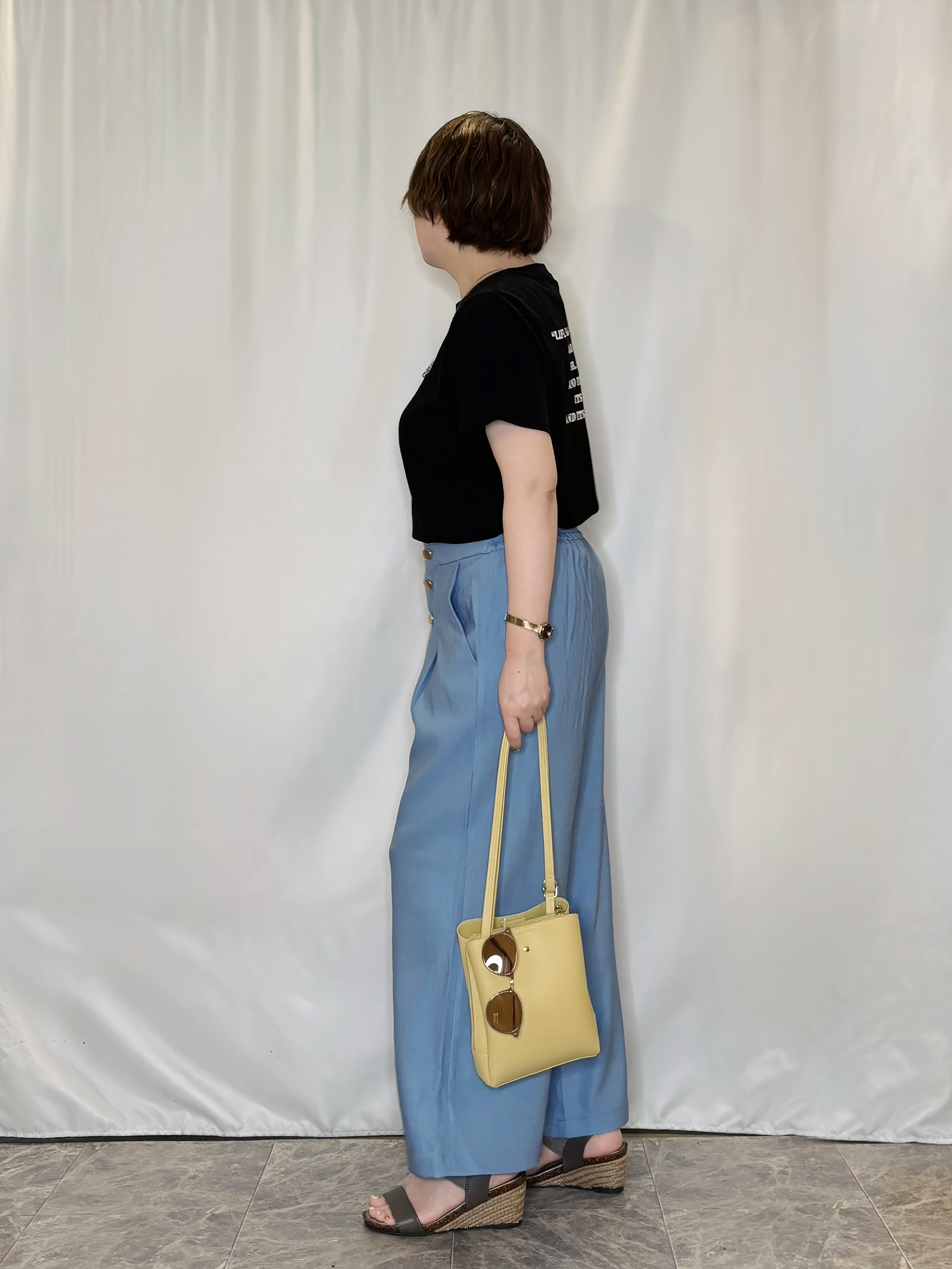 たみさんの「SHOO･LA･RUE｜【PEANUTS】ひんやりプリントTシャツ」を使ったコーディネート