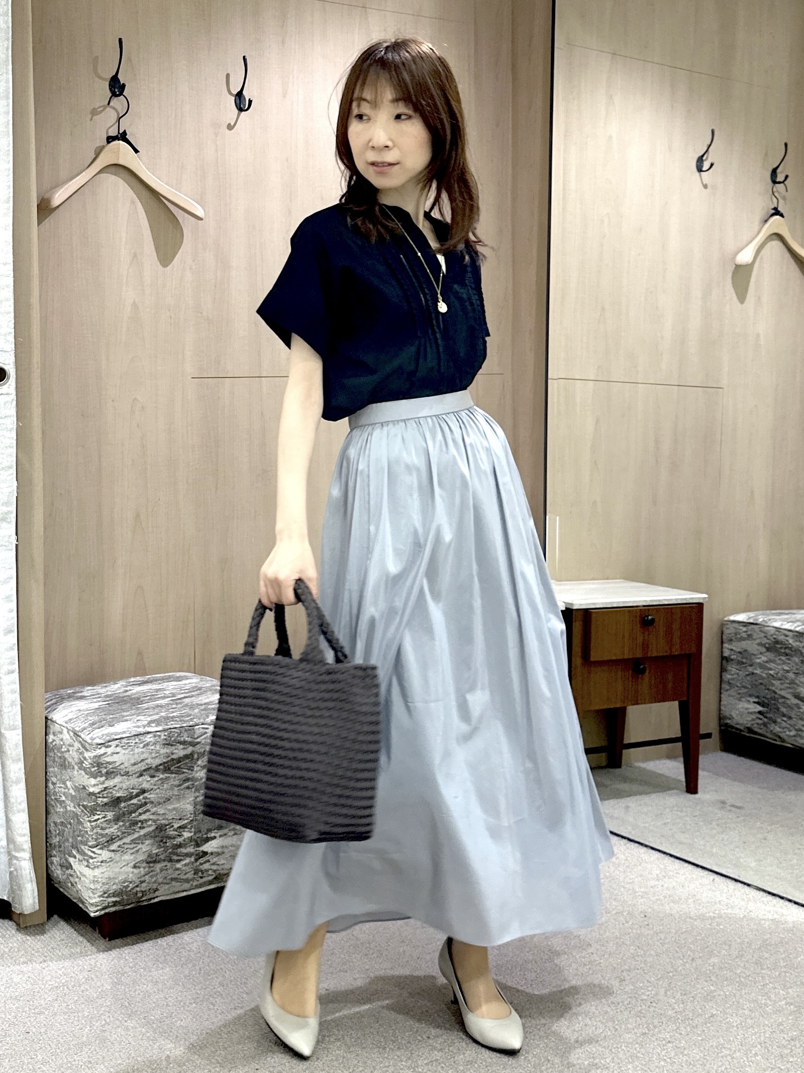Miwaさんの「UNTITLED｜【アンサンブル可】ポコポコカーディガン」を使ったコーディネート