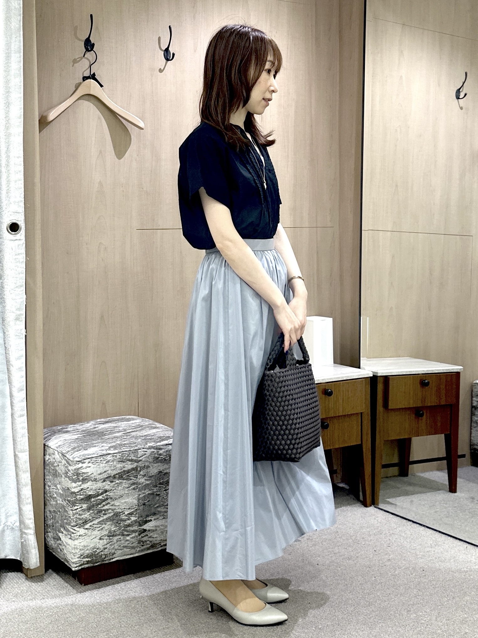 Miwaさんの「UNTITLED｜【アンサンブル可】ポコポコカーディガン」を使ったコーディネート