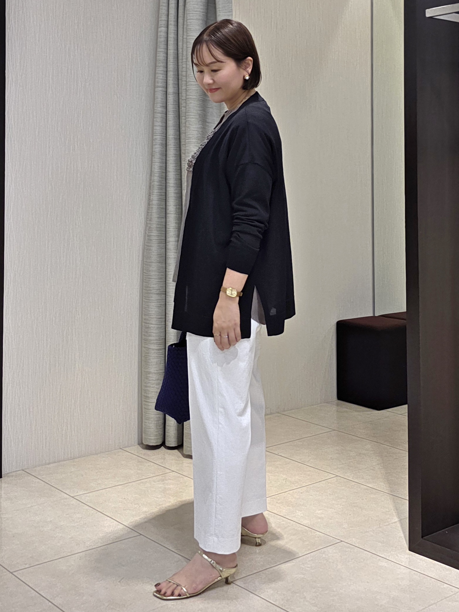 naokoさんの「UNTITLED｜コットンリネンカーディガン」を使ったコーディネート