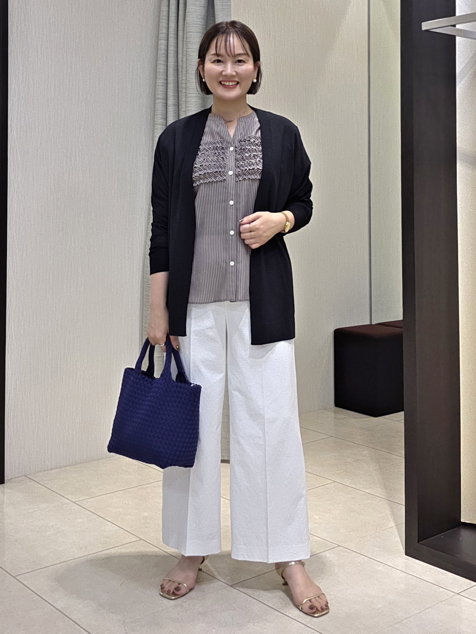 naokoさんの「UNTITLED｜コットンリネンカーディガン」を使ったコーディネート