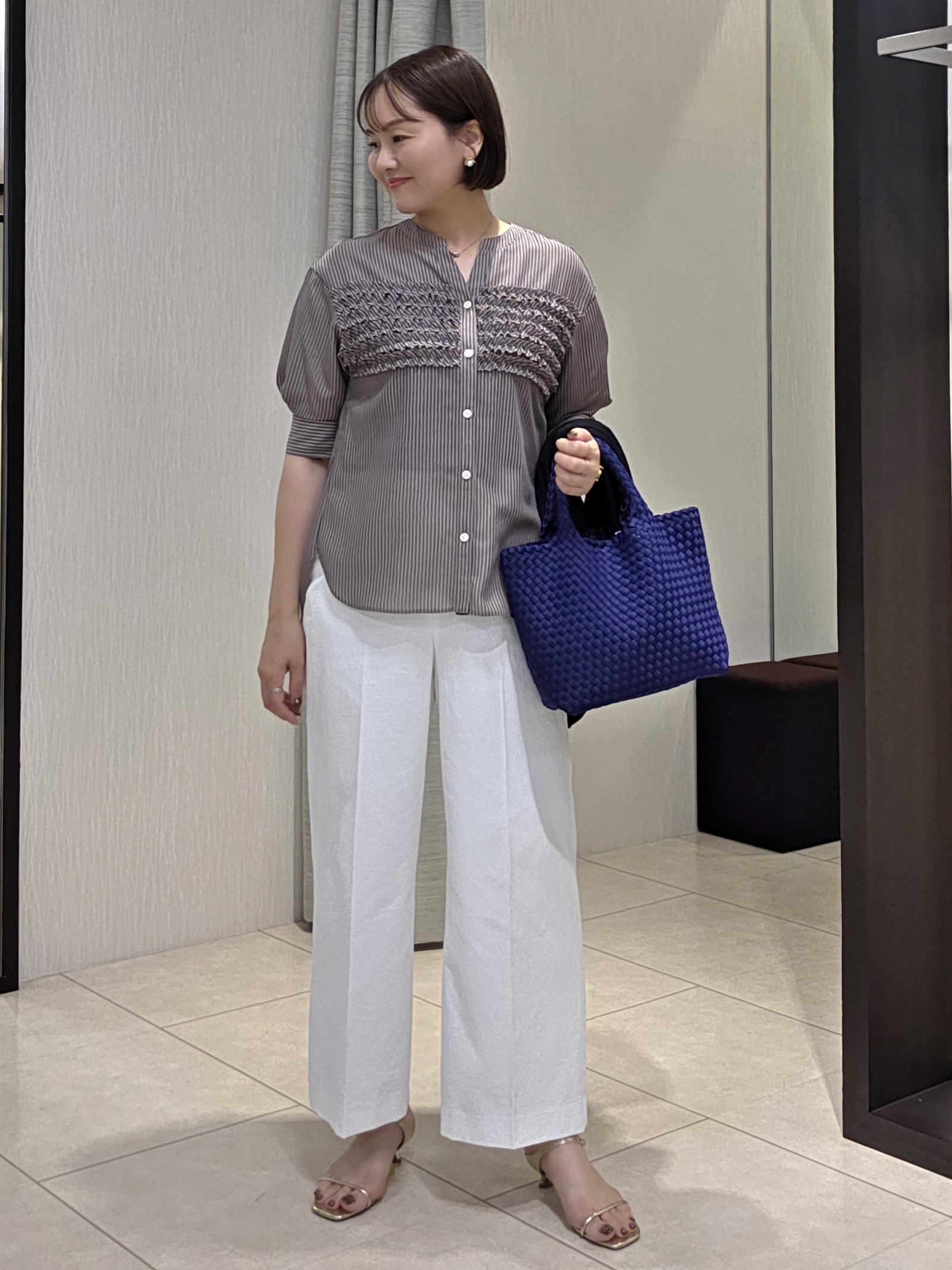 naokoさんの「UNTITLED｜コットンリネンカーディガン」を使ったコーディネート