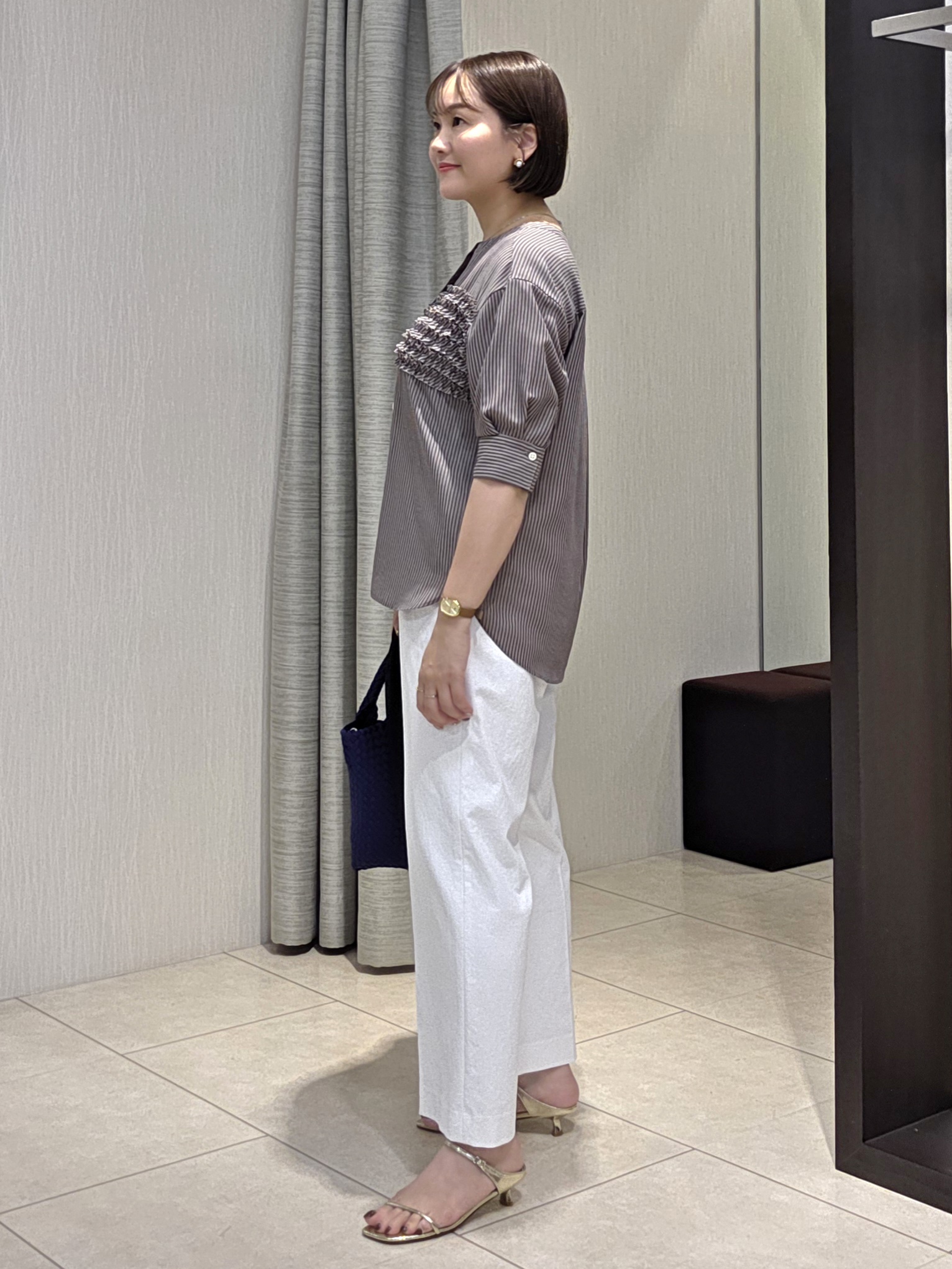 naokoさんの「UNTITLED｜コットンリネンカーディガン」を使ったコーディネート