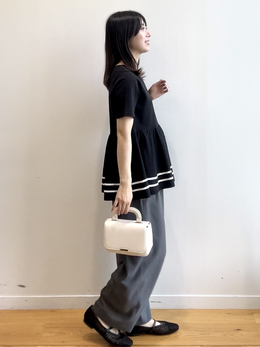 RINAさんの「OPAQUE.CLIP｜『STORY Web7月掲載』 空気パンツ《接触冷感／UVケア／吸水速乾／防シワ／洗濯機OK》」を使ったコーディネート