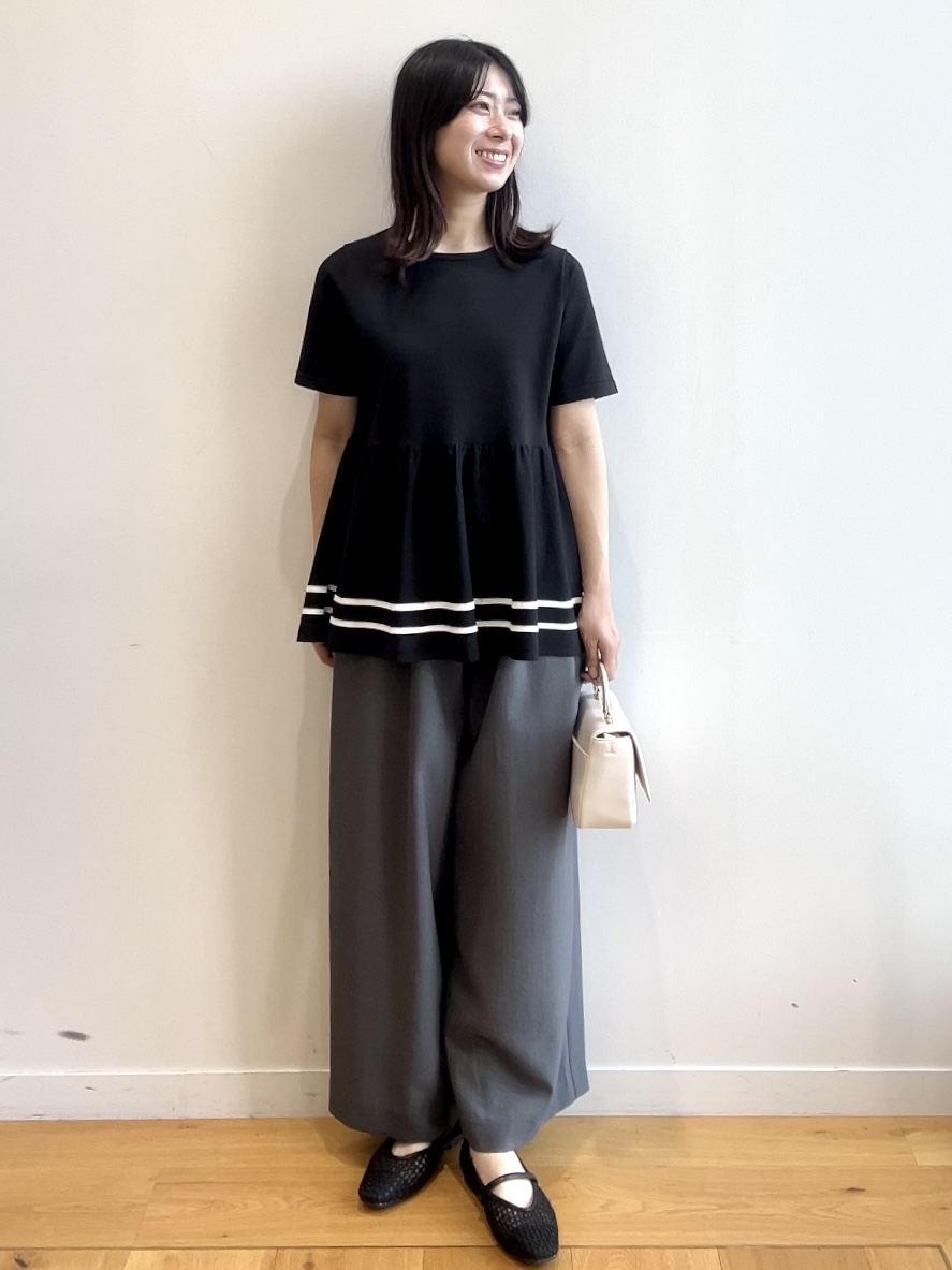 RINAさんの「OPAQUE.CLIP｜『STORY Web7月掲載』 空気パンツ《接触冷感／UVケア／吸水速乾／防シワ／洗濯機OK》」を使ったコーディネート