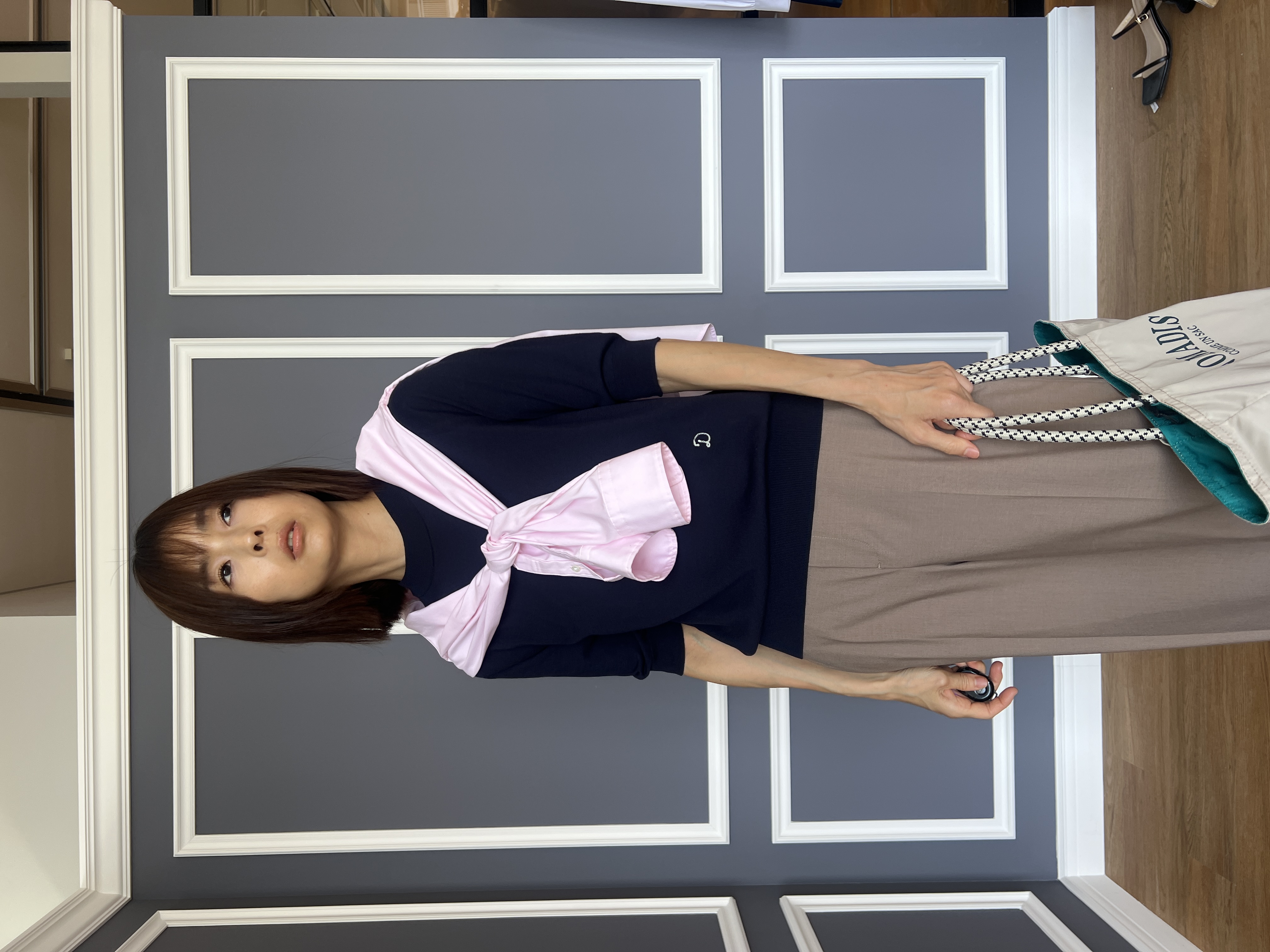 misaさんの「DRESSTERIOR｜パナマ風バレエシューズ」を使ったコーディネート