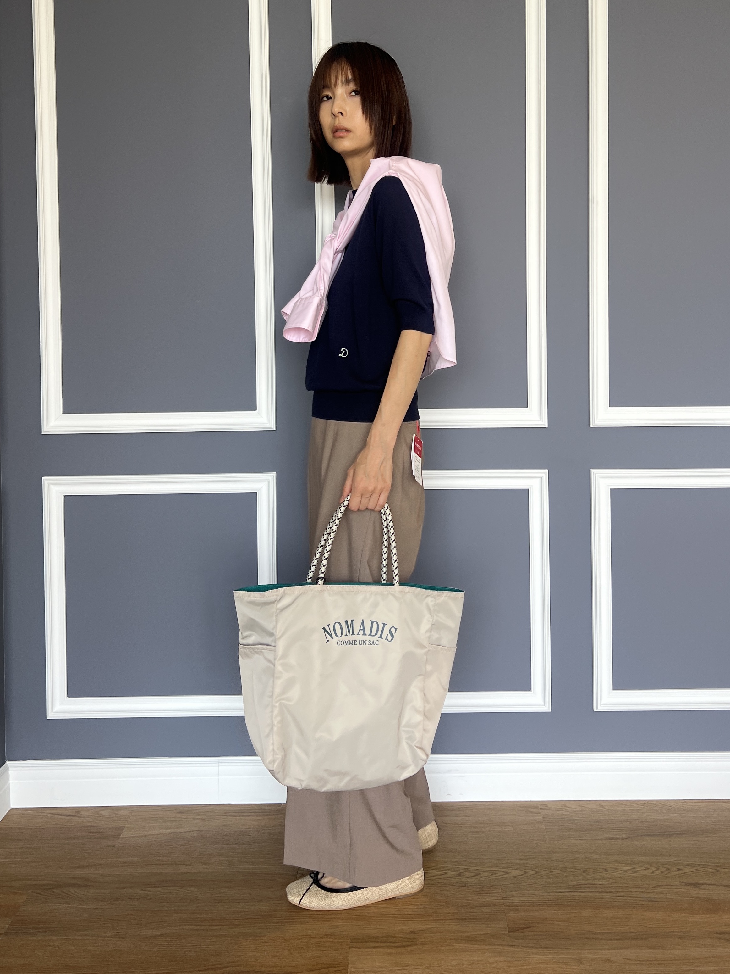 misaさんの「DRESSTERIOR｜パナマ風バレエシューズ」を使ったコーディネート