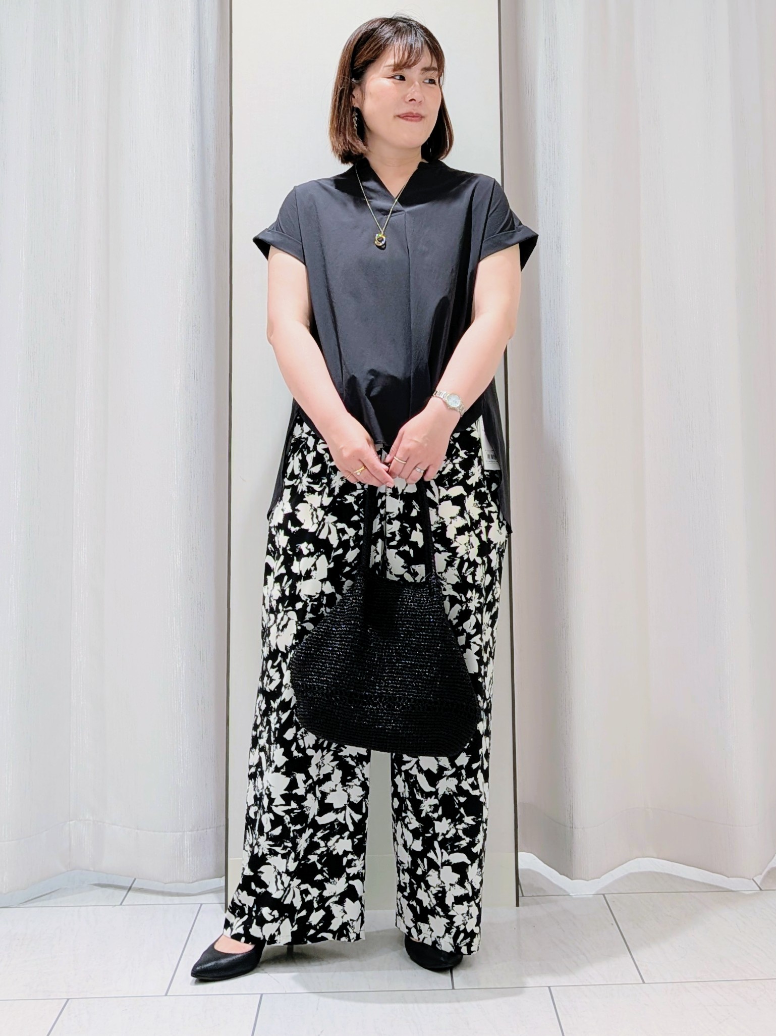 Onumaさんの「UNTITLED｜【多機能付き】バックプリーツデザインブラウス」を使ったコーディネート