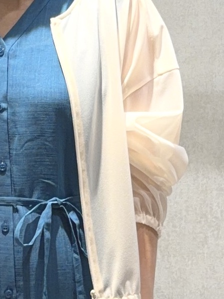 わたなべさんの「UNTITLED｜トリコットシアーブラウス」を使ったコーディネート