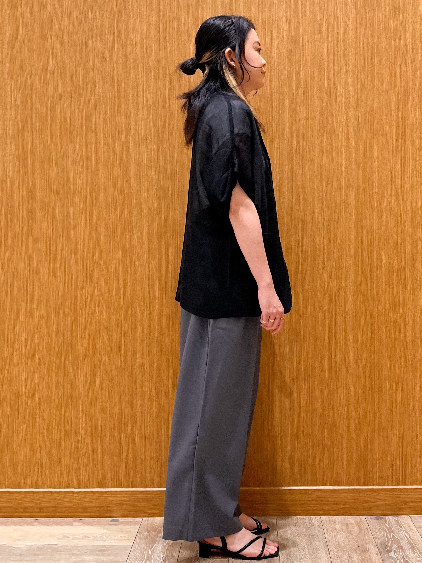 aさんの「OPAQUE.CLIP｜メッシュテーラードジャケット【洗濯機OK】」を使ったコーディネート