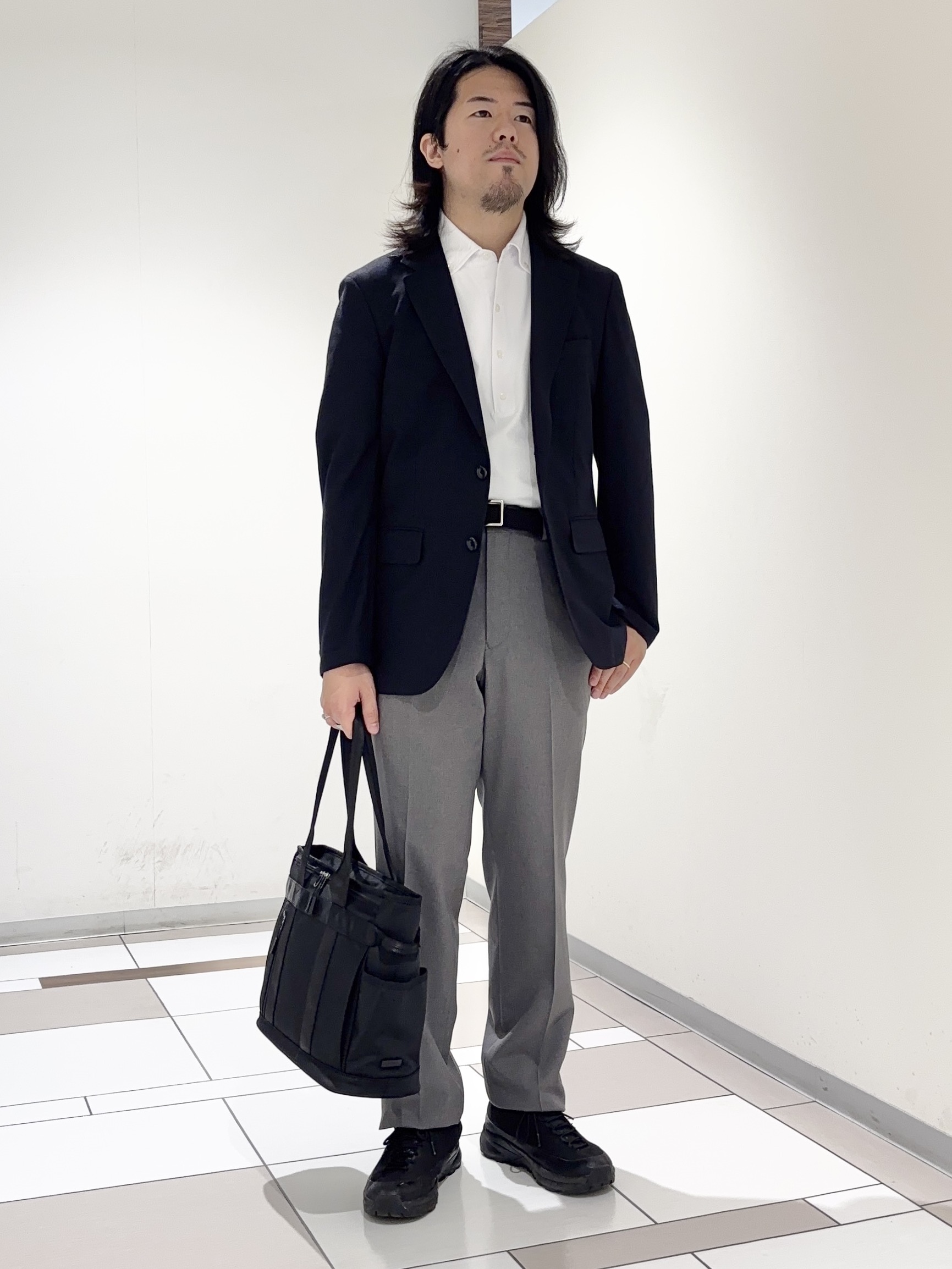 及川さんの「TAKEO KIKUCHI｜【抗菌防臭】CALCULO（R）ジャージ ジャケット」を使ったコーディネート