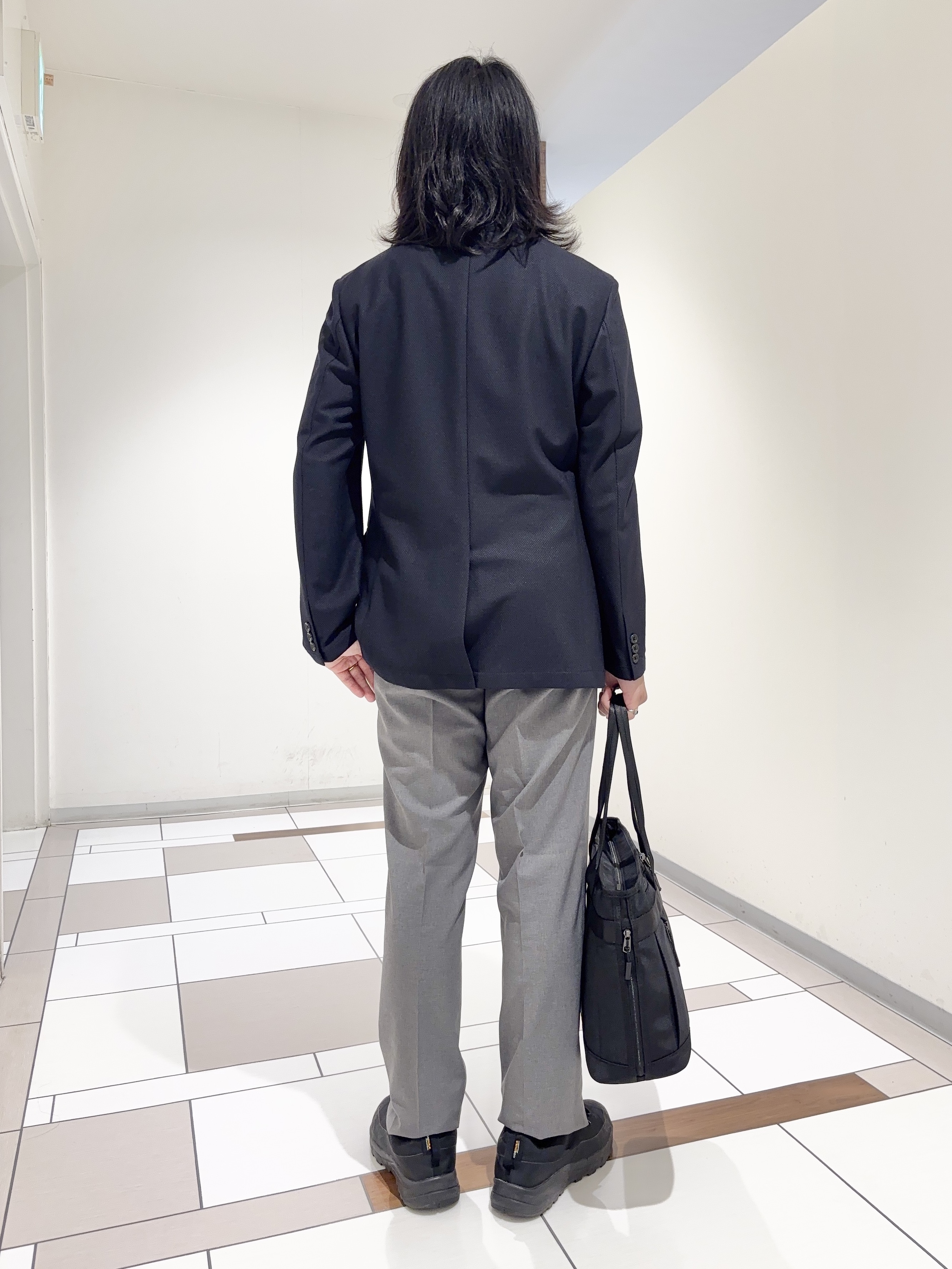 及川さんの「TAKEO KIKUCHI｜【抗菌防臭】CALCULO（R）ジャージ ジャケット」を使ったコーディネート