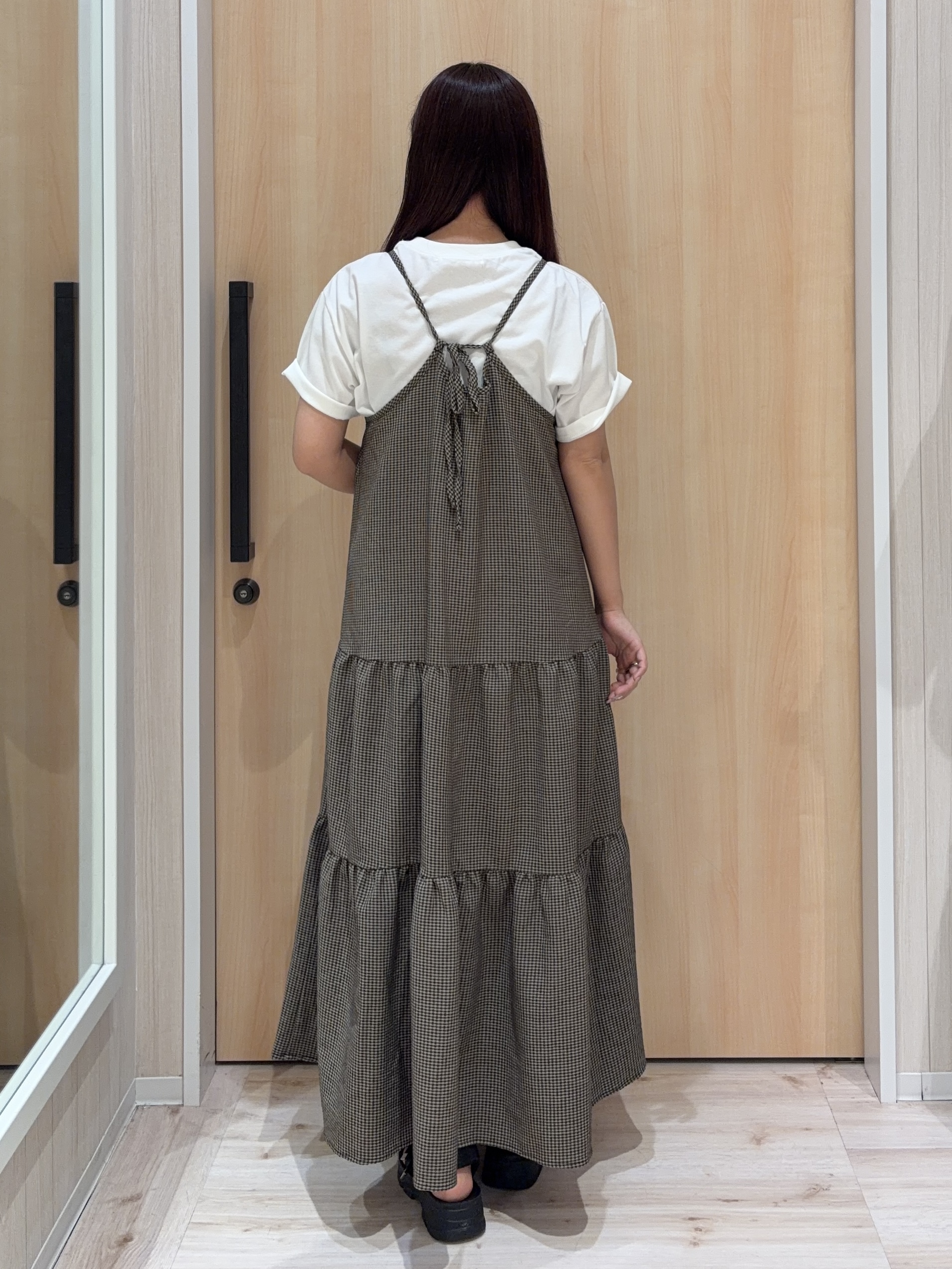 ひっかさんの「SHOO･LA･RUE｜【ひんやり/S-LL】選べる4柄　デイリー使いにぴったりな 大人の頼れるTシャツ」を使ったコーディネート
