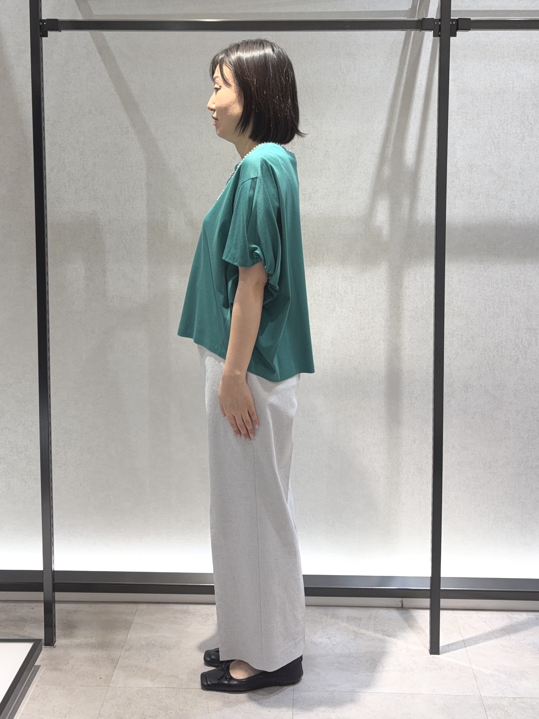 わたなべさんの「UNTITLED｜【汗染み防止/接触冷感】ドルマンプルオーバー」を使ったコーディネート