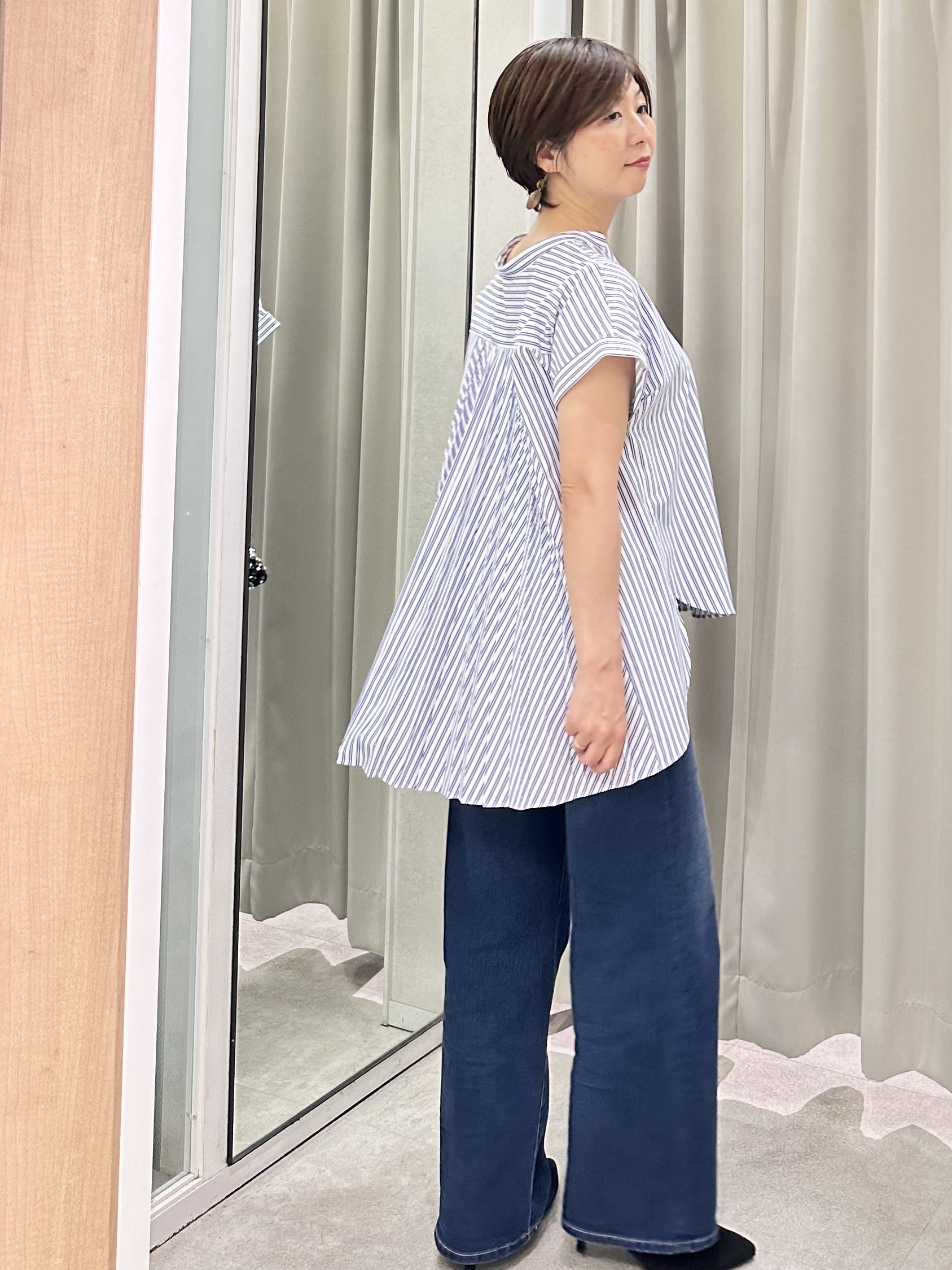 みなこさんの「UNTITLED｜【追加/人気デニム】MAKE&times;DENIM WIDE」を使ったコーディネート