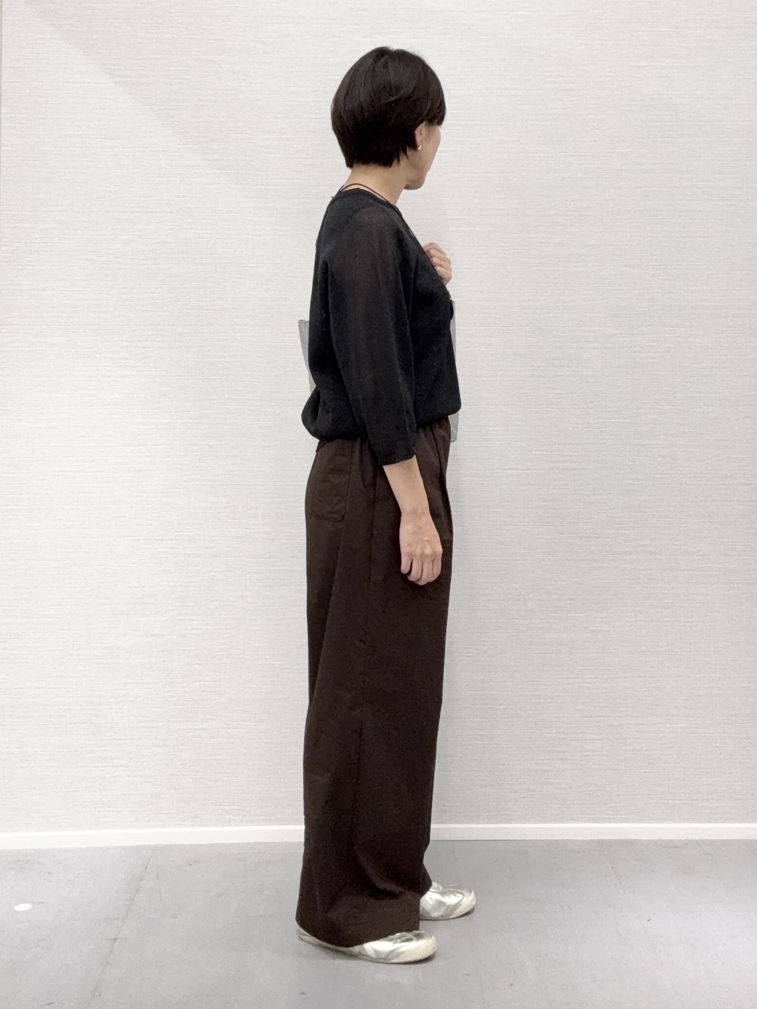 Yukoさんの「UNTITLED｜【洗える/ゆったり】クルーネックドライニット」を使ったコーディネート