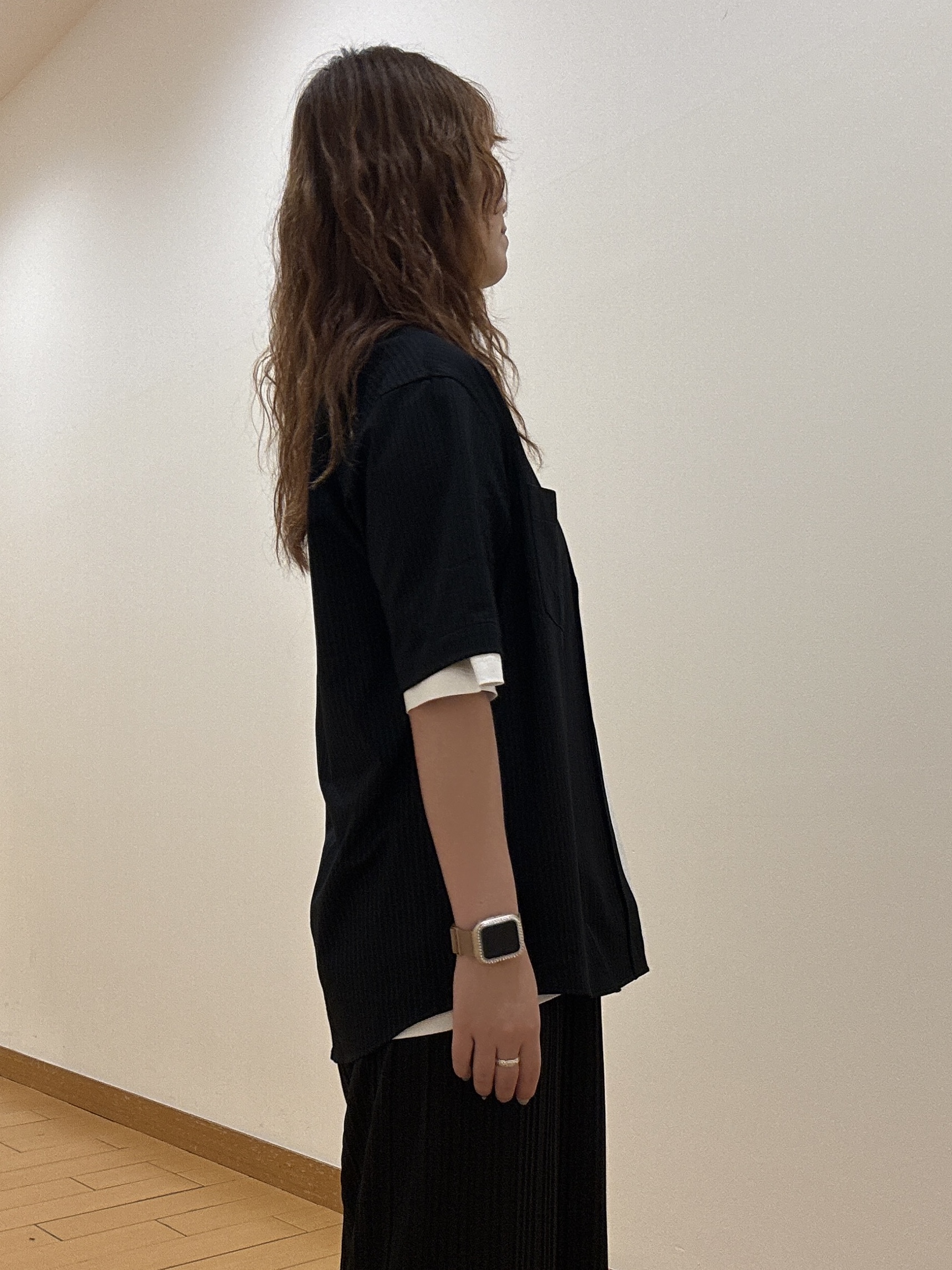 ヒナさんの「TAKEO KIKUCHI｜【BOWLER HAT LABEL】クールデオドラントジャージ ハットスタイルス 半袖Tシャツ」を使ったコーディネート