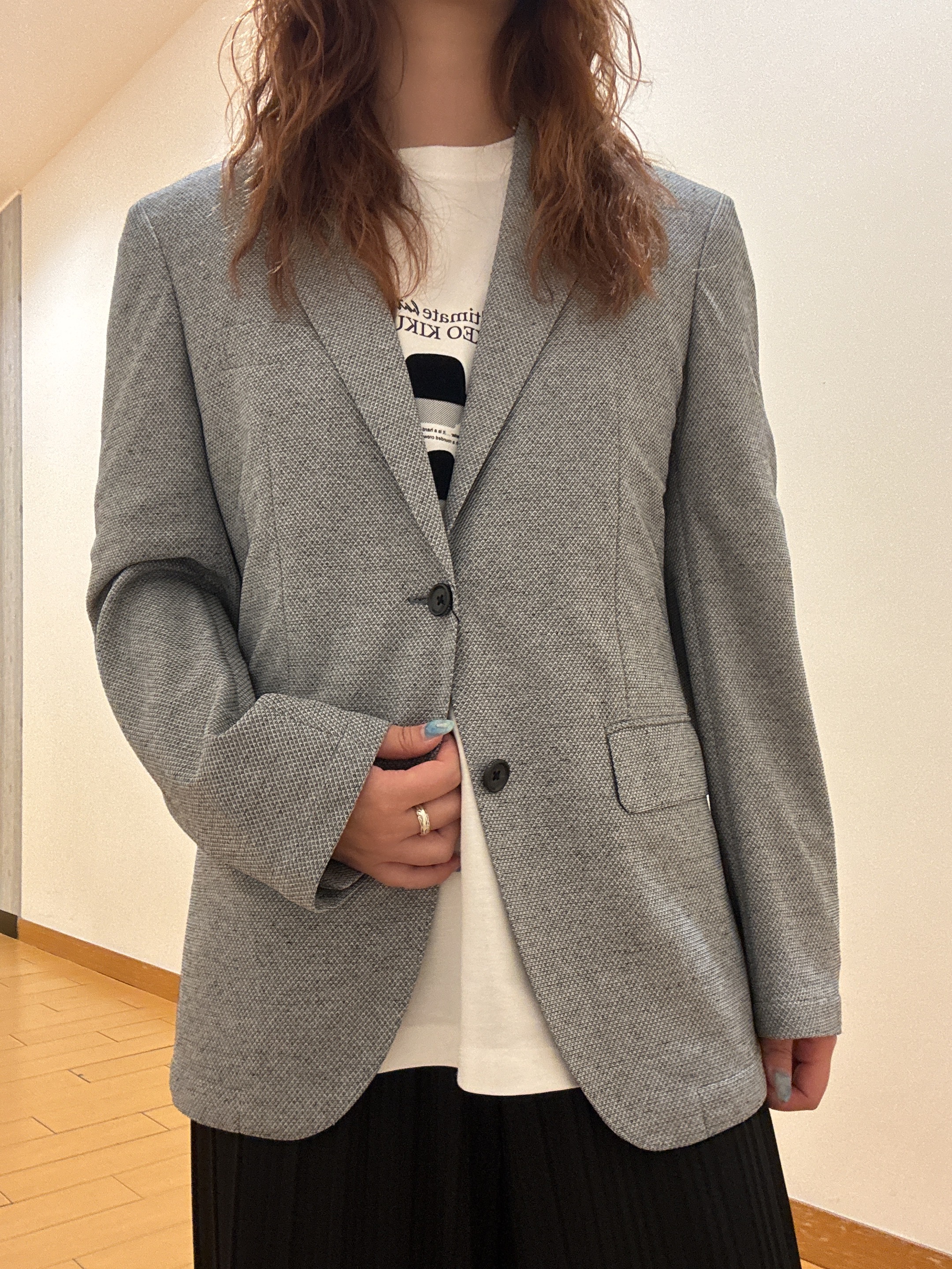 ヒナさんの「TAKEO KIKUCHI｜【BOWLER HAT LABEL】クールデオドラントジャージ ハットスタイルス 半袖Tシャツ」を使ったコーディネート