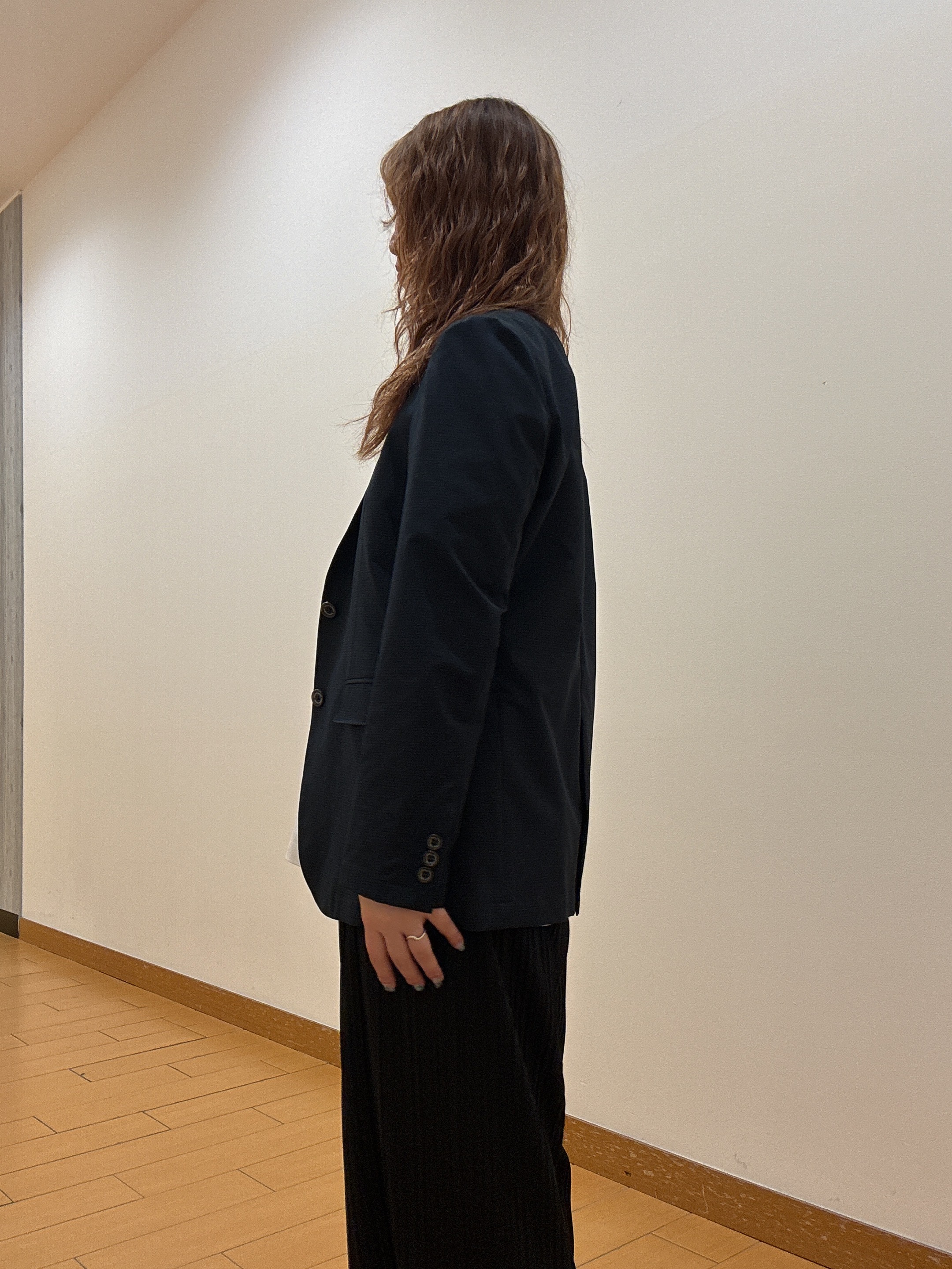 ヒナさんの「TAKEO KIKUCHI｜【抗菌防臭】COOL DOTS（R）ドビープリント ジャケット」を使ったコーディネート