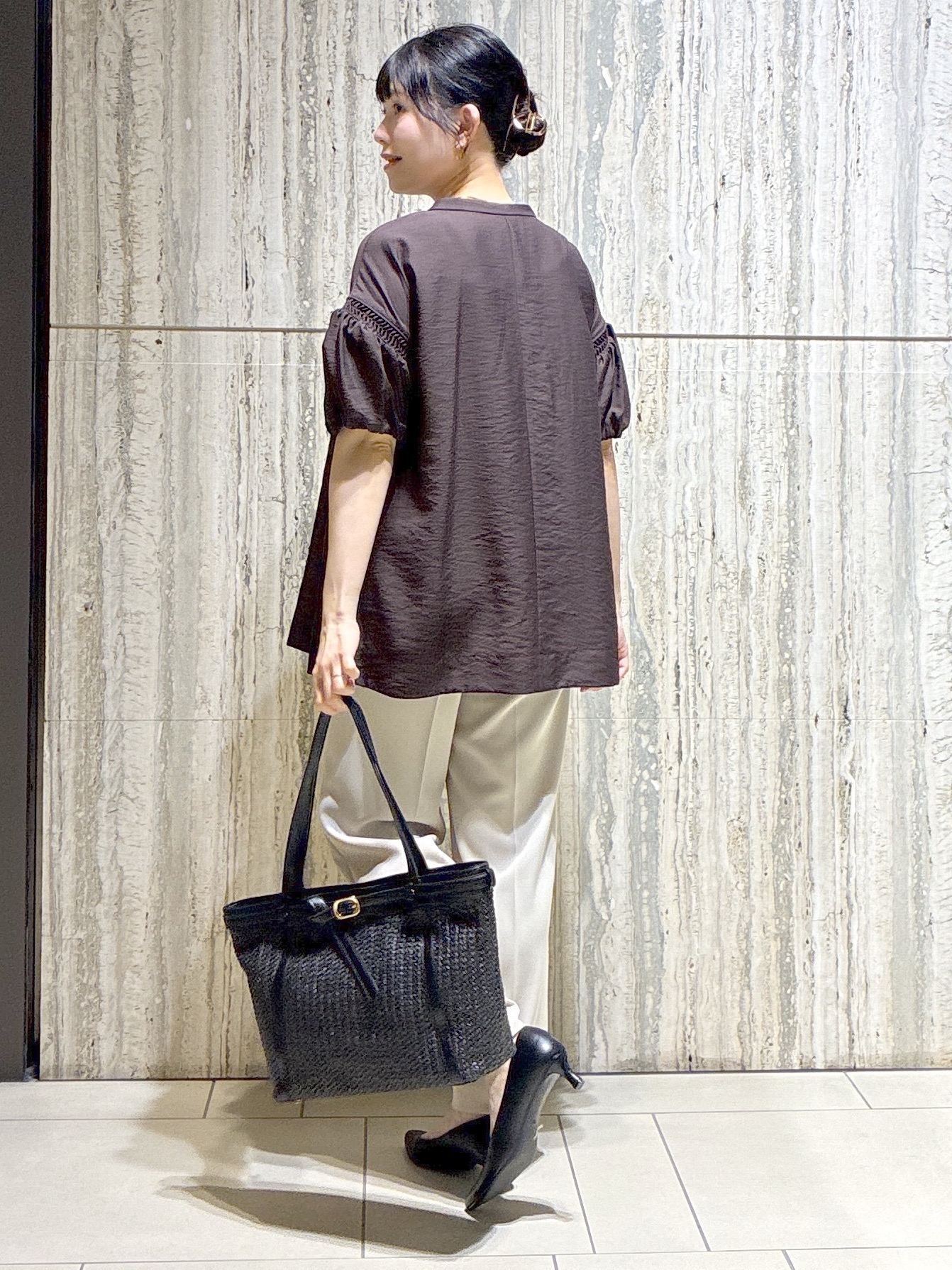  beni_gingerさんの「Reflect｜【セットアップ可】ストレートワイドパンツ」を使ったコーディネート