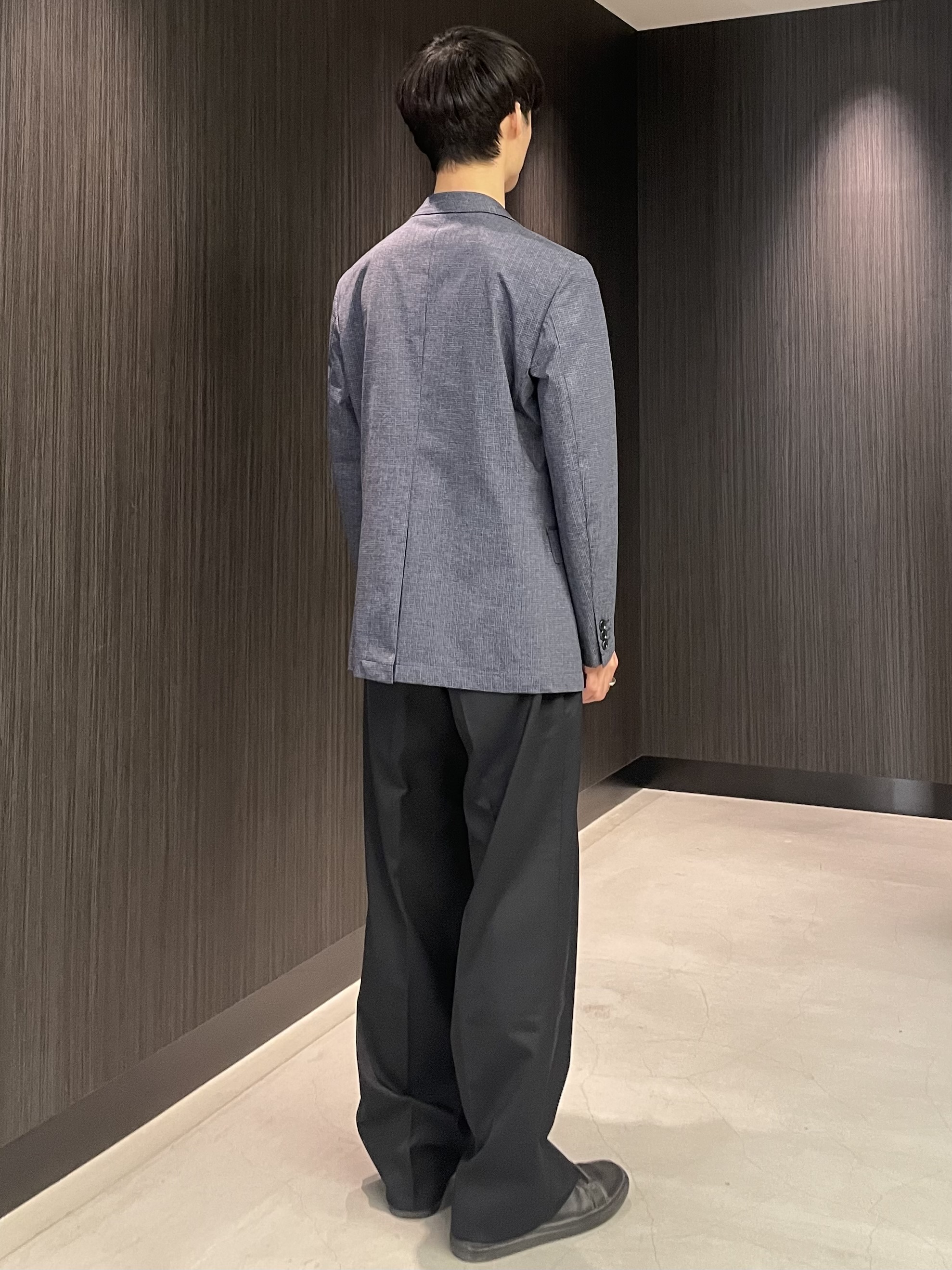 Okdさんの「TAKEO KIKUCHI｜【通気性】ジャージ千鳥柄 ジャケット」を使ったコーディネート