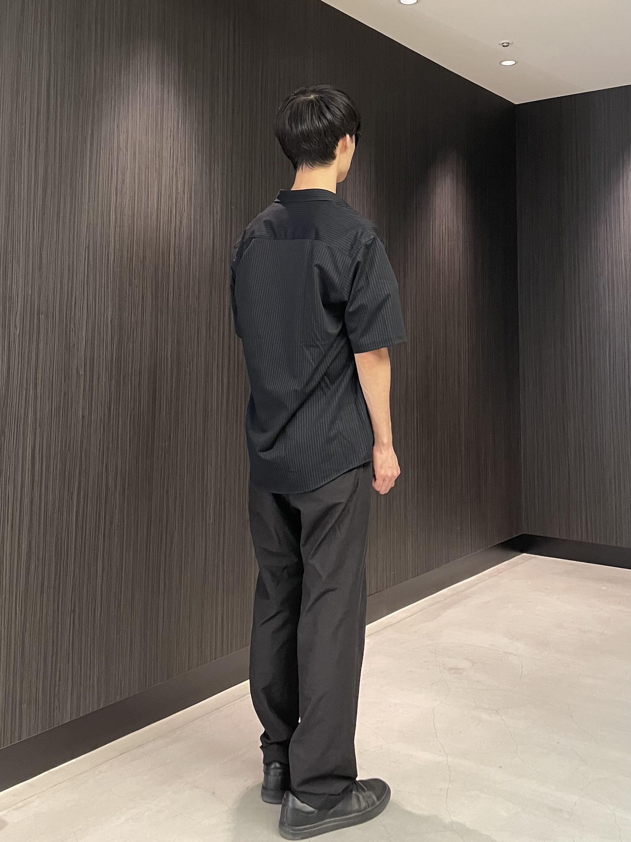 Okdさんの「TAKEO KIKUCHI｜【接触冷感】ジャージストライプ シャツ」を使ったコーディネート