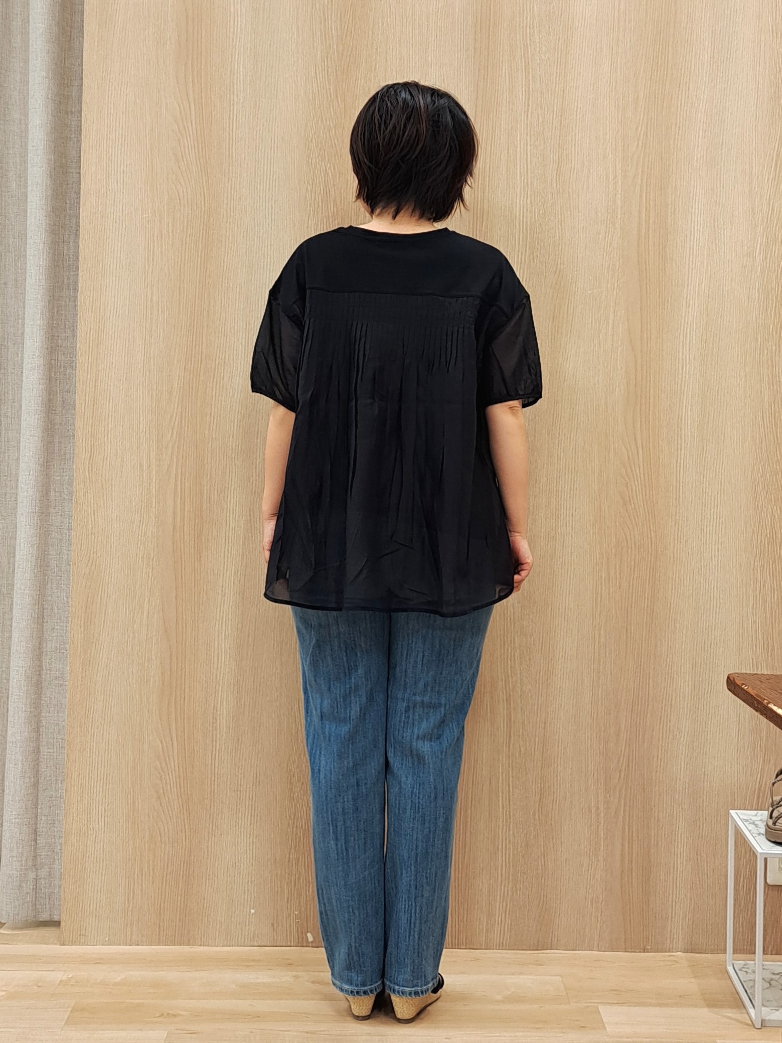 ふるさんの「grove｜【貴島明日香さん着用/UVカット】体型カバー叶う、バックプリーツTシャツ」を使ったコーディネート