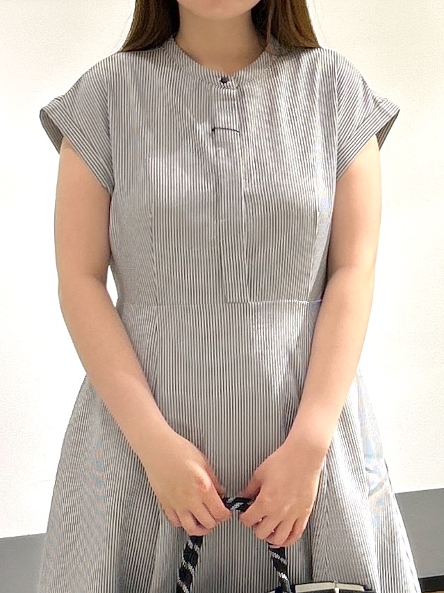 sayaさんの「OPAQUE.CLIP｜【UV／防シワ】フィット＆フレアワンピース《洗濯機OK》」を使ったコーディネート