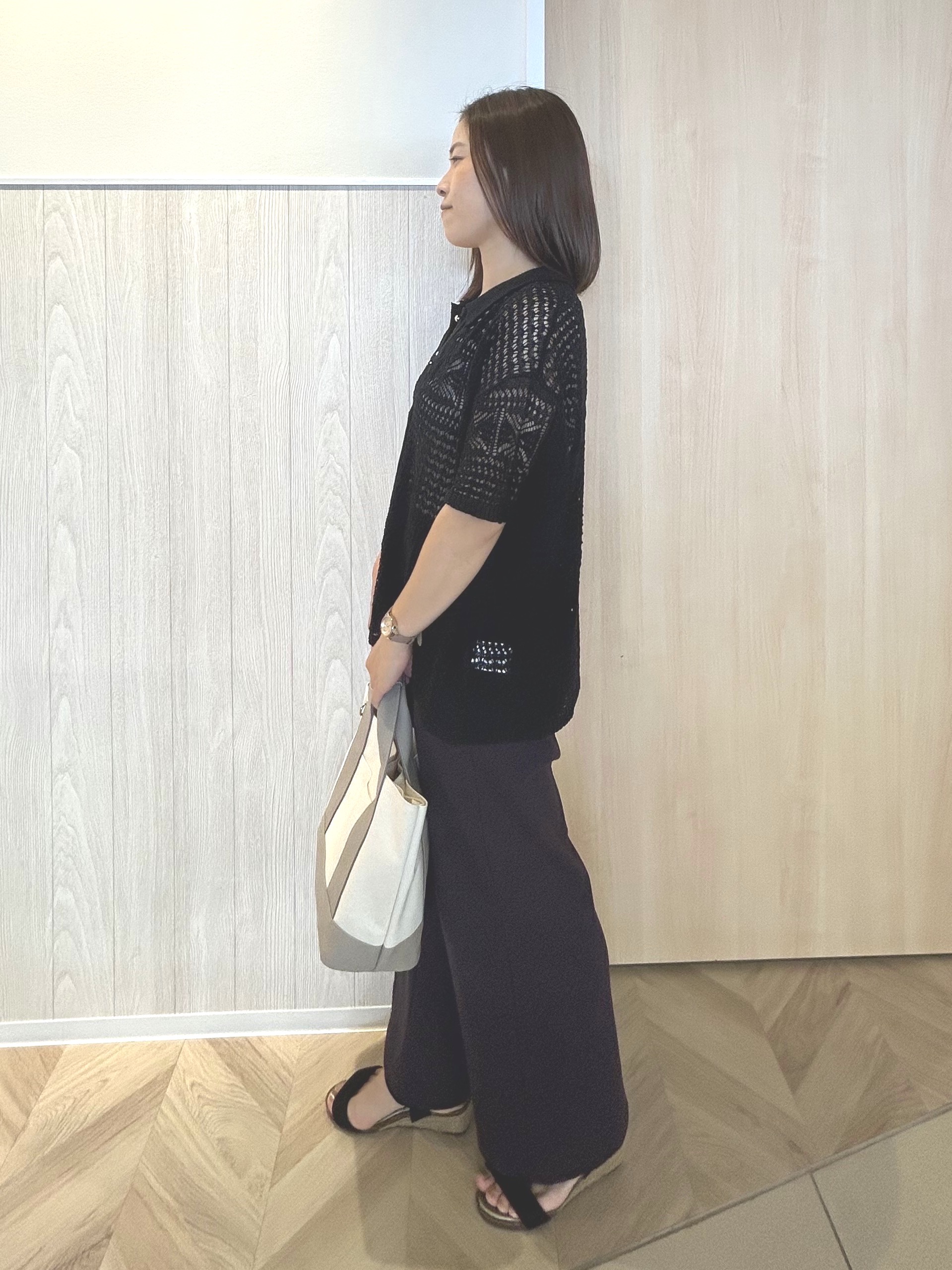 tomoさんの「SHOO･LA･RUE｜レースニットカーディガン」を使ったコーディネート