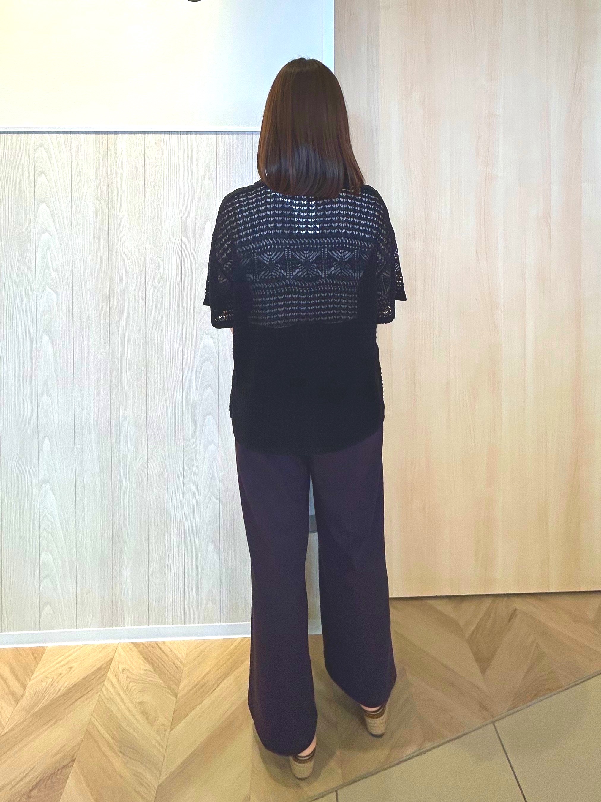 tomoさんの「SHOO･LA･RUE｜レースニットカーディガン」を使ったコーディネート