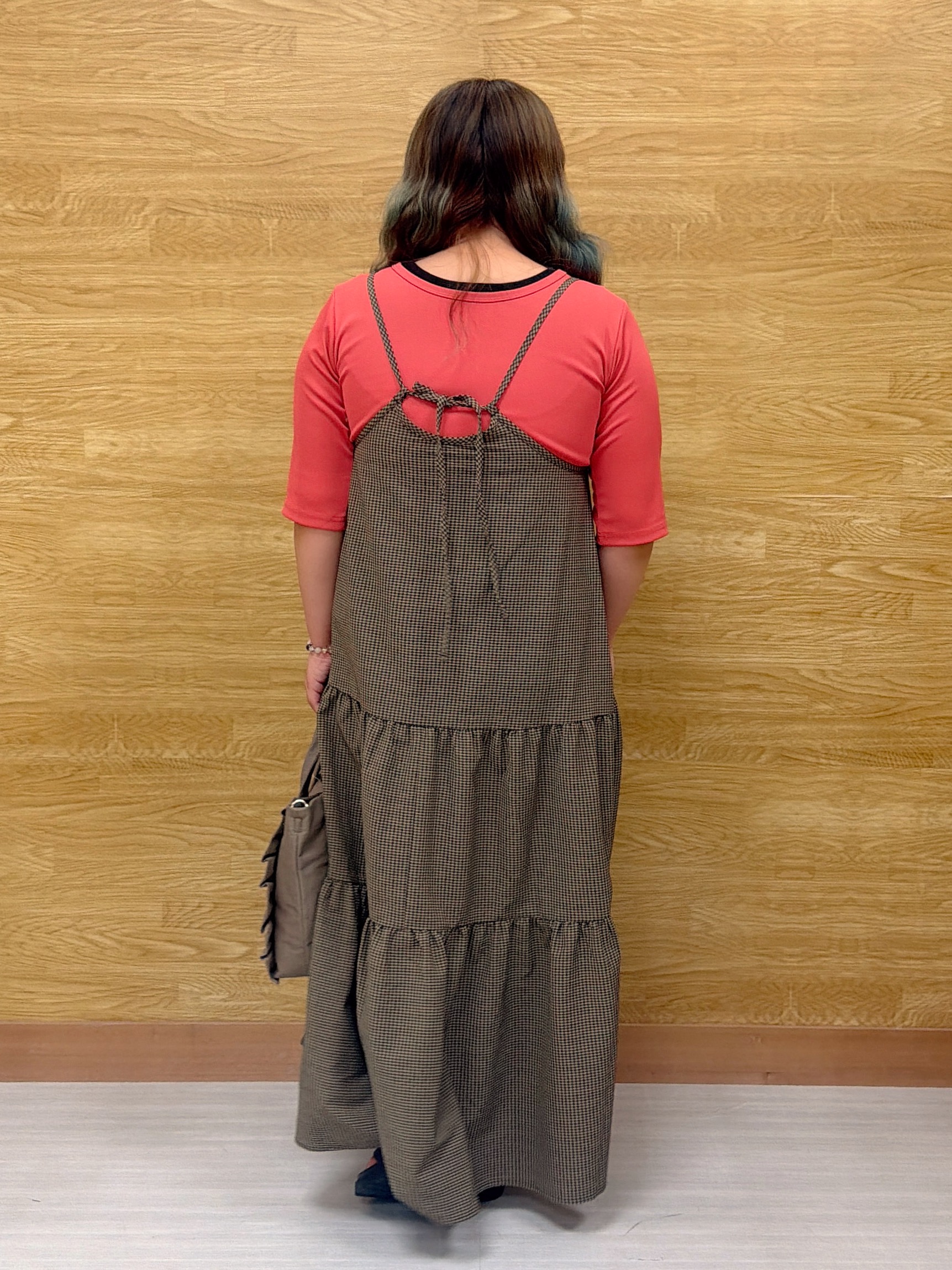 ぁむさんの「SHOO･LA･RUE｜【ひんやり/前後2WAY/S-LL】着回しやすい 5分袖テレコトップス」を使ったコーディネート