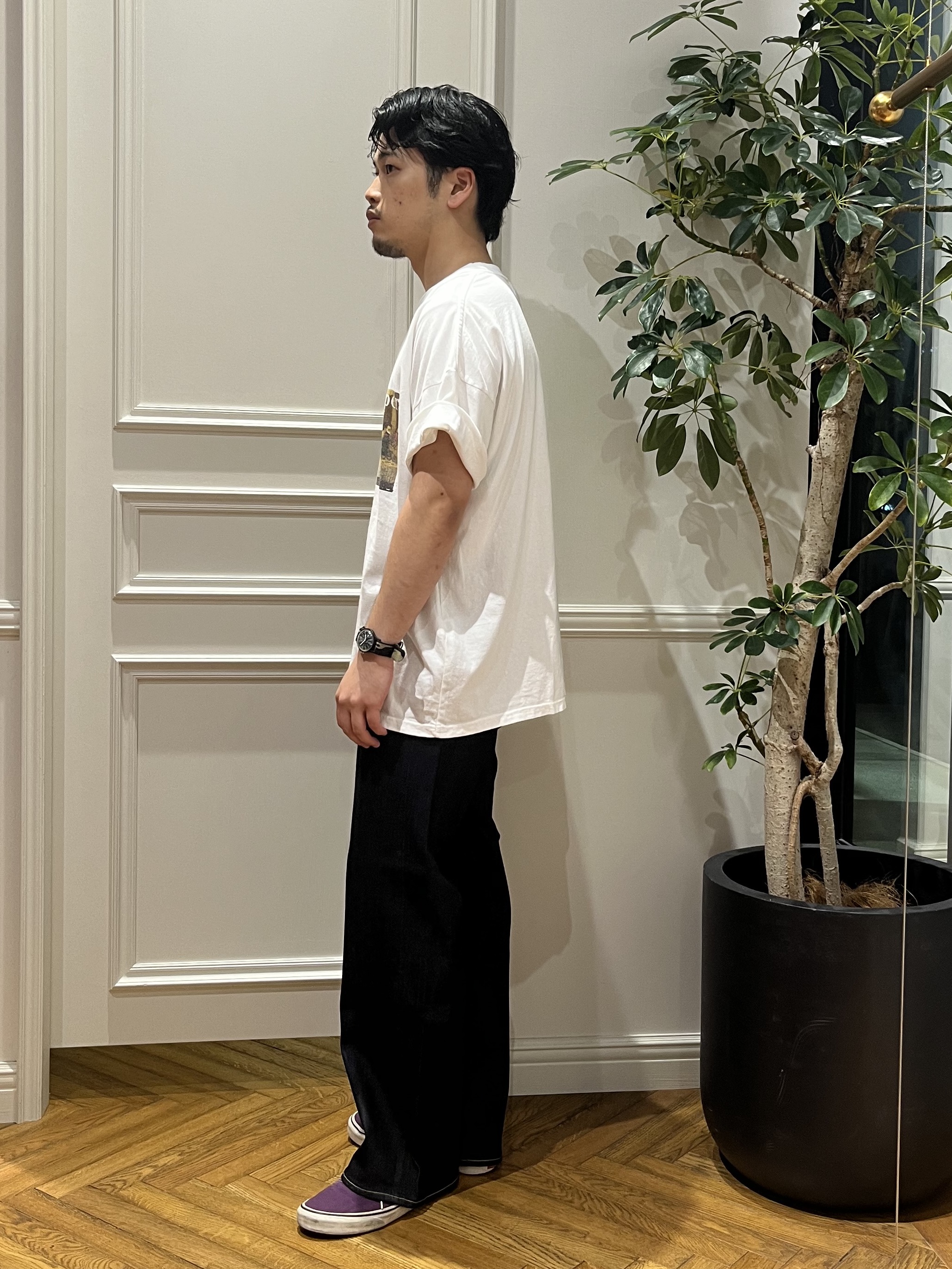 Tokuさんの「DRESSTERIOR｜REMI RELIEF(レミリリーフ) THE LAST SUPPER TEE（ザ ラスト サパー 」を使ったコーディネート