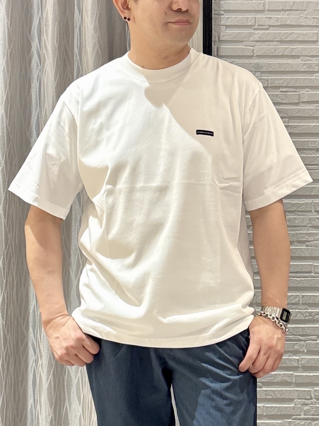 Pーyamaさんの「THE SHOP TK｜【吸水速乾／接触冷感／防シワ／マシンウォッシャブル】ハイドロクール 半袖シャツ」を使ったコーディネート