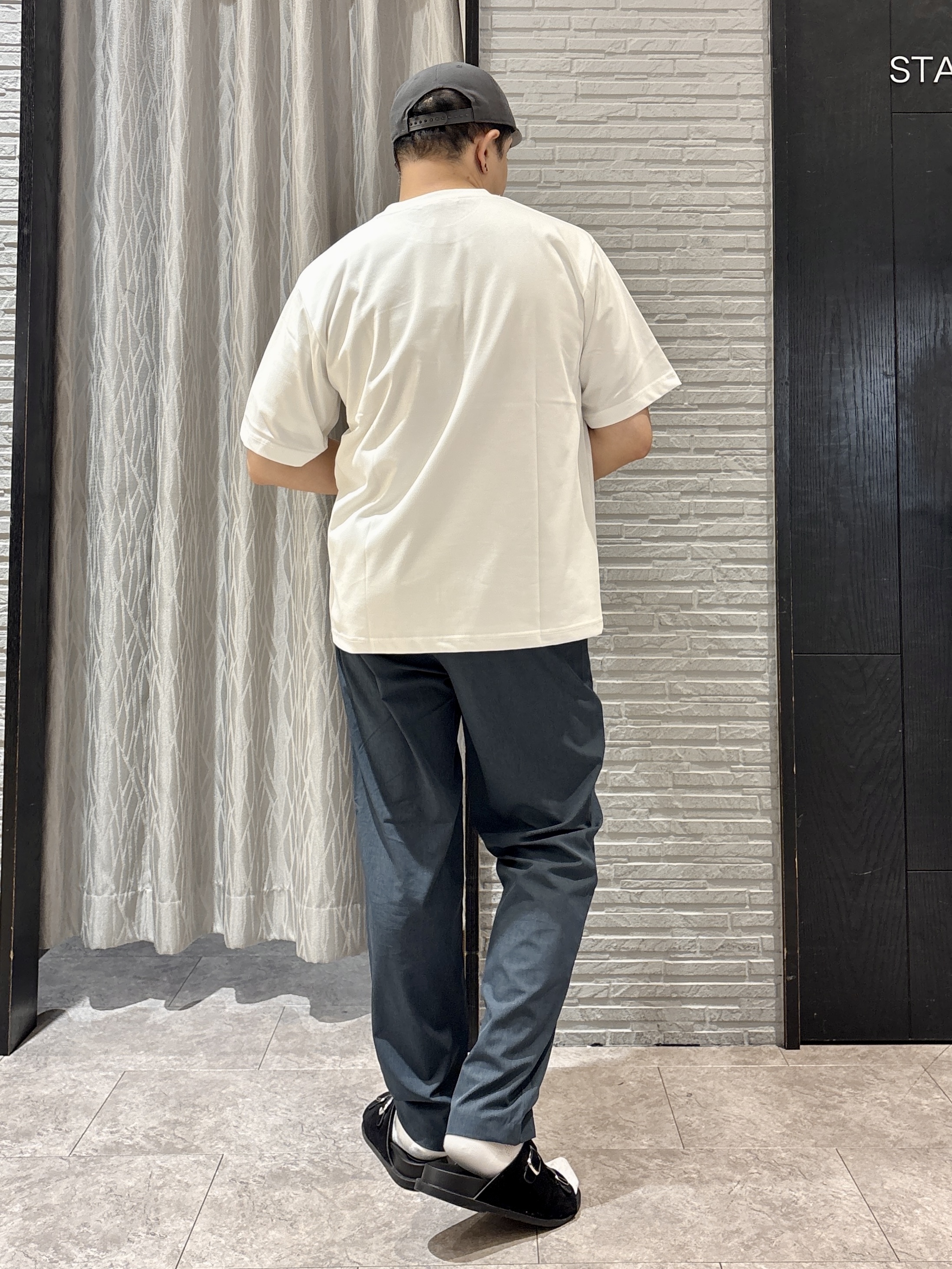 Pーyamaさんの「THE SHOP TK｜【吸水速乾／接触冷感／防シワ／マシンウォッシャブル】ハイドロクール 半袖シャツ」を使ったコーディネート