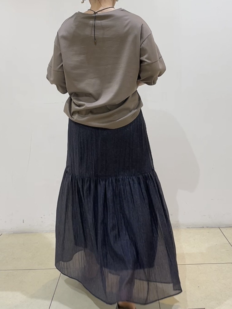 watanabeさんの「UNTITLED｜【汗染み防止/接触冷感】ランタンスリーブプルオーバー」を使ったコーディネート