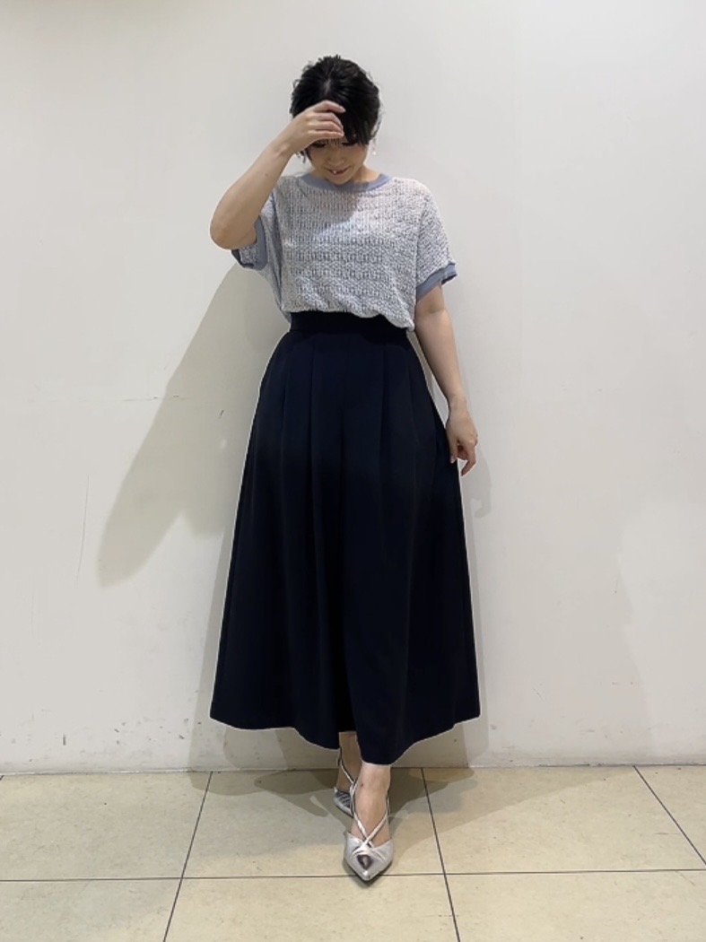 watanabeさんの「UNTITLED｜【洗える／シアー】ミニヨンレースプルオーバー」を使ったコーディネート