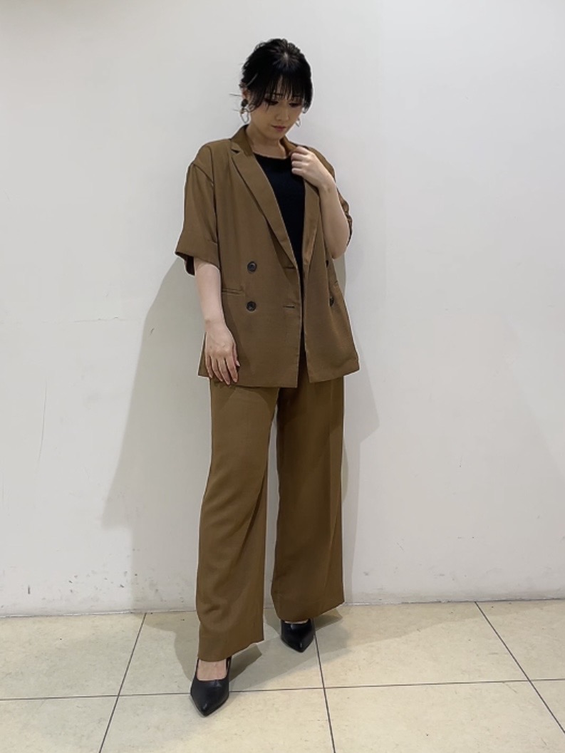 watanabeさんの「UNTITLED｜【洗える／メッシュ素材／SETUP可能】半袖シアージャケット」を使ったコーディネート