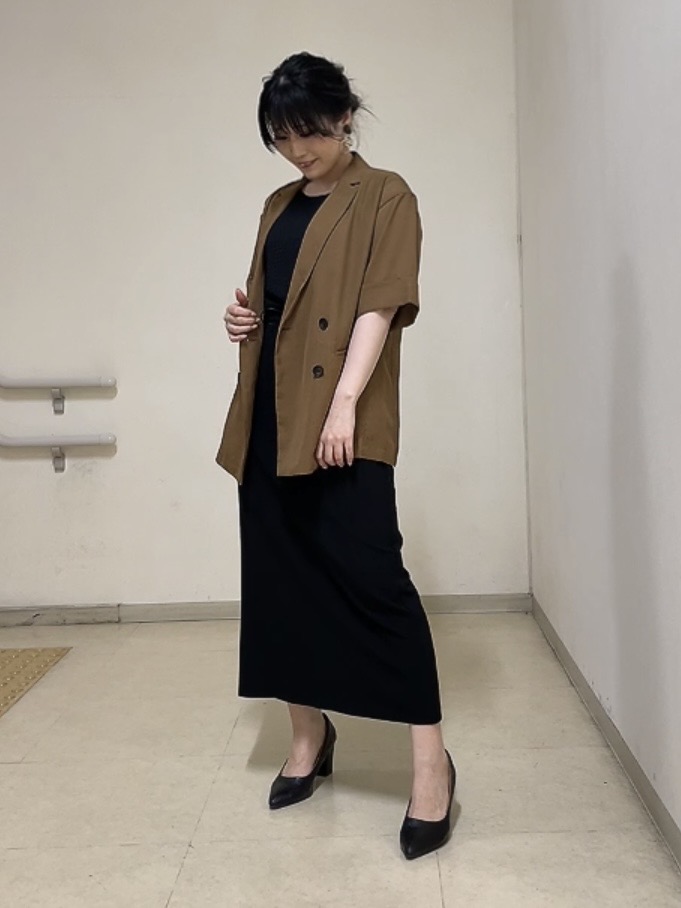 watanabeさんの「UNTITLED｜【洗える／メッシュ素材／SETUP可能】半袖シアージャケット」を使ったコーディネート